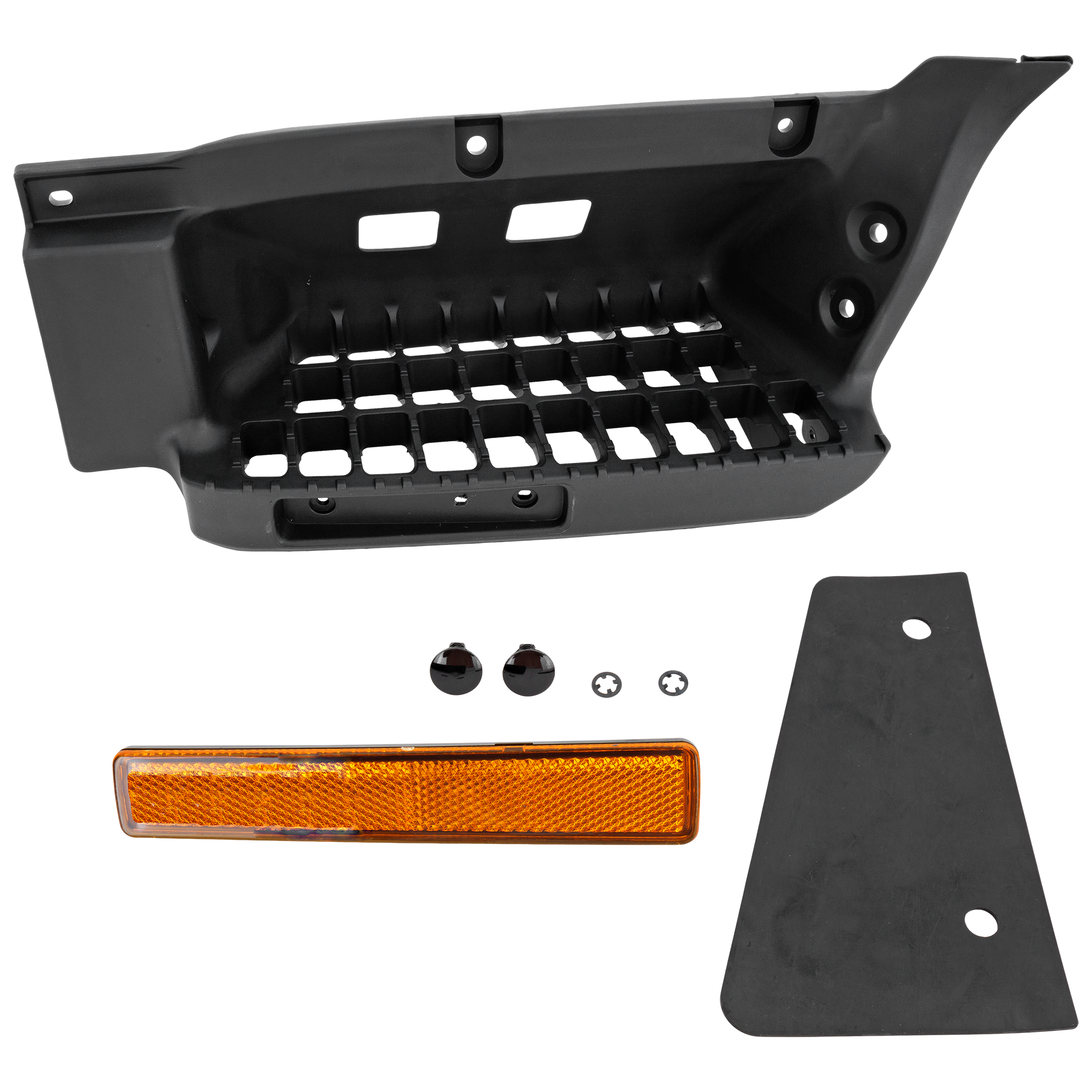AM NPR 08-22 SIDE STEP LH w Reflector w Mud Flap ELF 200-300-400-500-600 SKU RI84100002 HD OEM 8980227753