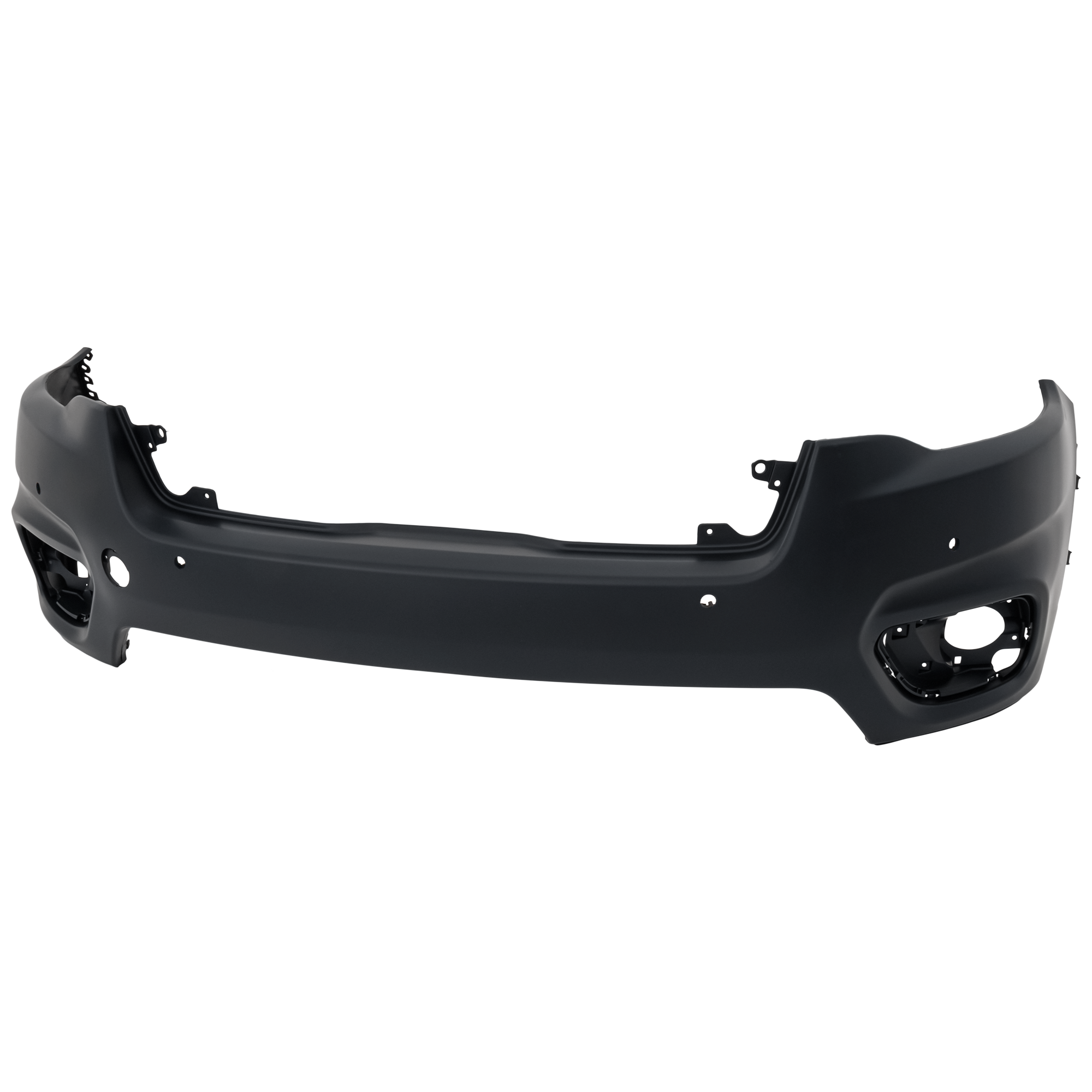 AM CHEROKEE 19-23 FRONT BUMPER COVER Upper Primed w Advanced Park Assist Sensor Holes w Tow Base and Tow Hole SKU RJ010300044P Partslink CH1014141 OEM 68406536AD