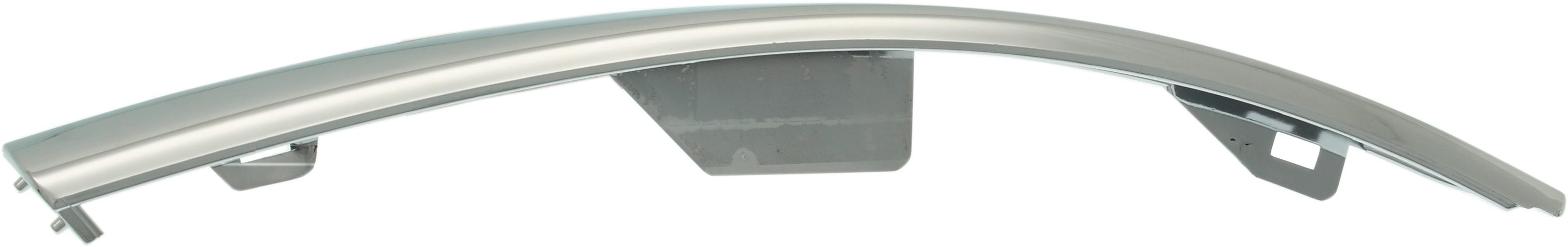 AM GRAND CHEROKEE 17-21 FRONT BUMPER MOLDING RH Outer Applique Chrome Summit Model SKU RJ01610003 Partslink CH1047118 OEM 5XM06SZ0AA
