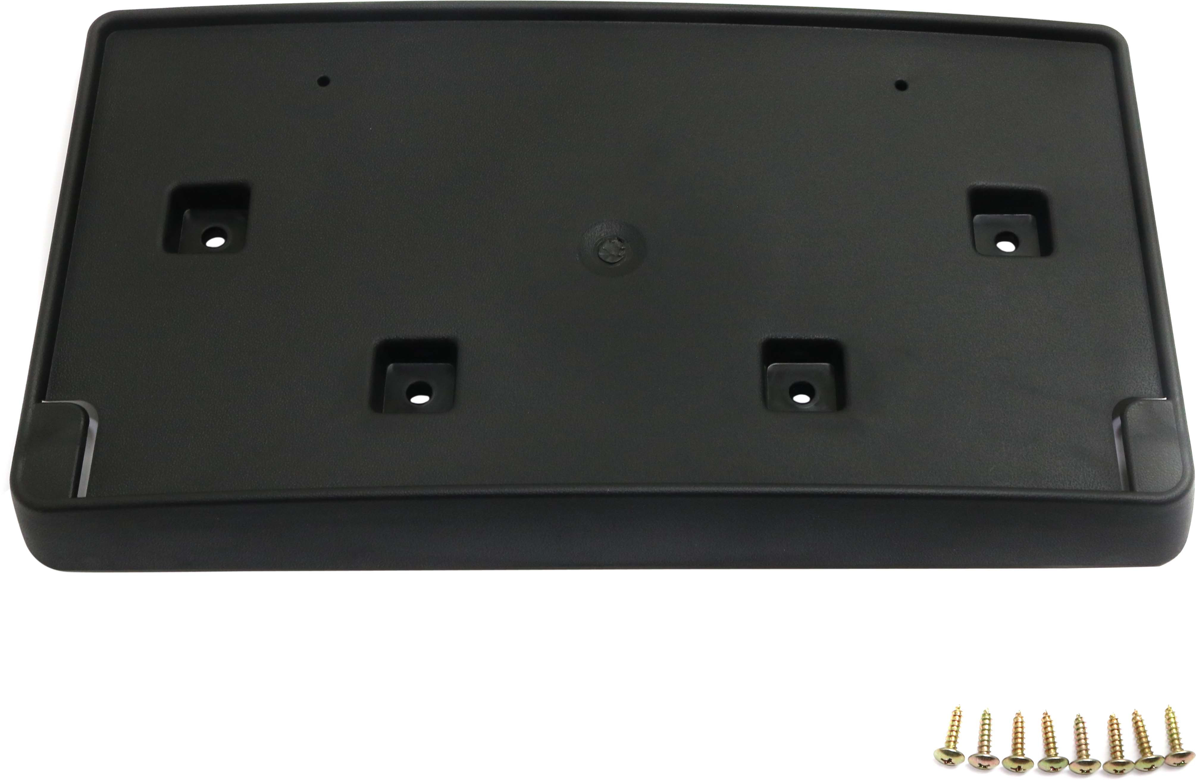 AM COMPASS 17-21 FRONT LICENSE PLATE BRACKET Textured Black Altitude North Limited Latitude Sport w o Upland Appearance Pkg. 80th Anniversary Models SKU RJ01730005 Partslink CH1068149 OEM 5VF24RXFAA
