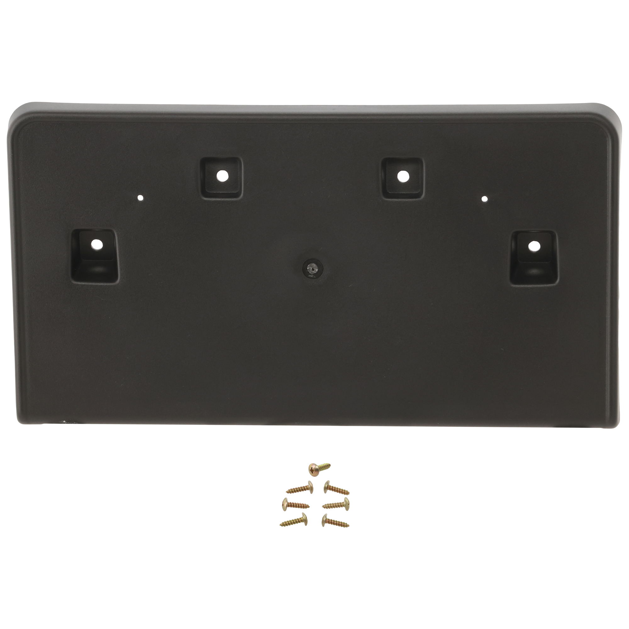 AM GRAND CHEROKEE L 21-24 GRAND CHEROKEE WK 22-22 FRONT LICENSE PLATE BRACKET Textured Black w o Tow Hook Holes Type 1 SKU RJ01730018 Partslink CH1068170 OEM 68469472AA