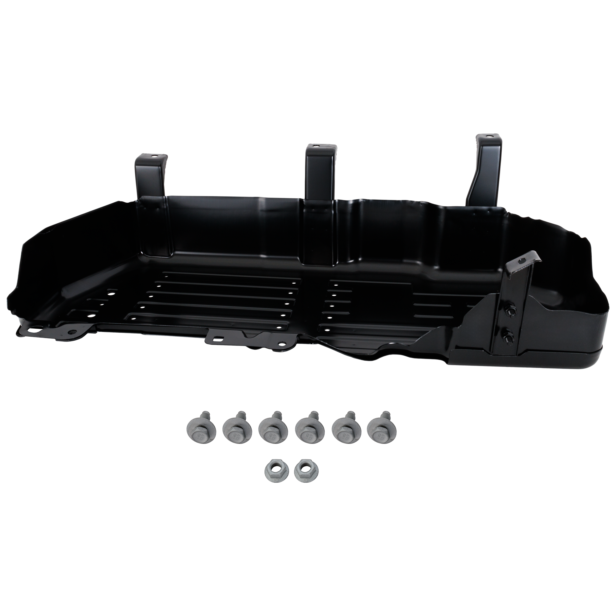 AM GRAND CHEROKEE 05-10 COMMANDER 06-10 FUEL TANK SKID PLATE Fuel Tank Skid Plate Guard Steel SKU RJ05760004 OEM 52090274AD 52090274AE 52090274