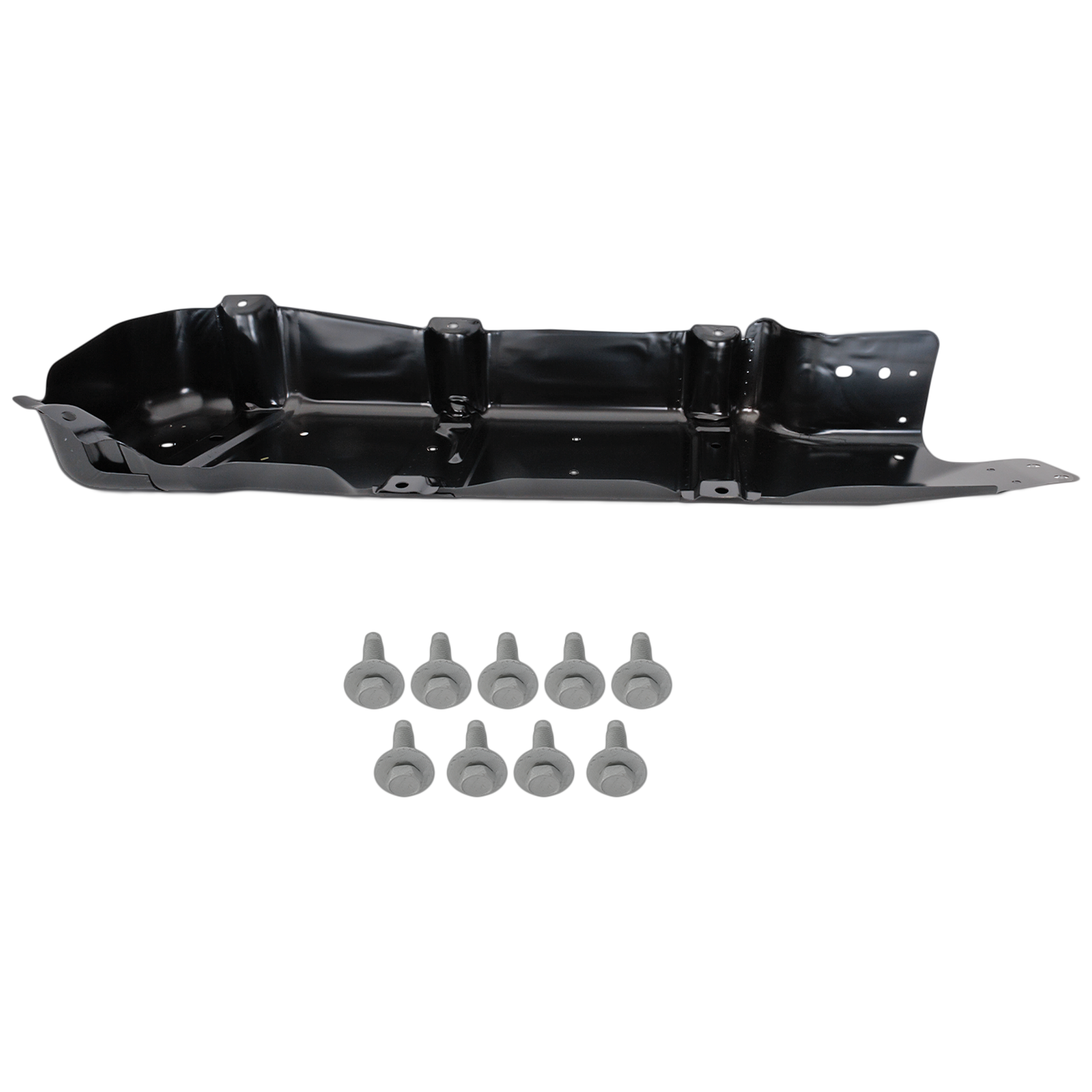 AM WRANGLER 07-17 WRANGLER JK 18-18 FUEL TANK SKID PLATE Fuel Tank Skid Plate Guard 4 Door SKU RJ05760005 OEM 52059747AD 52059747AE 52059747