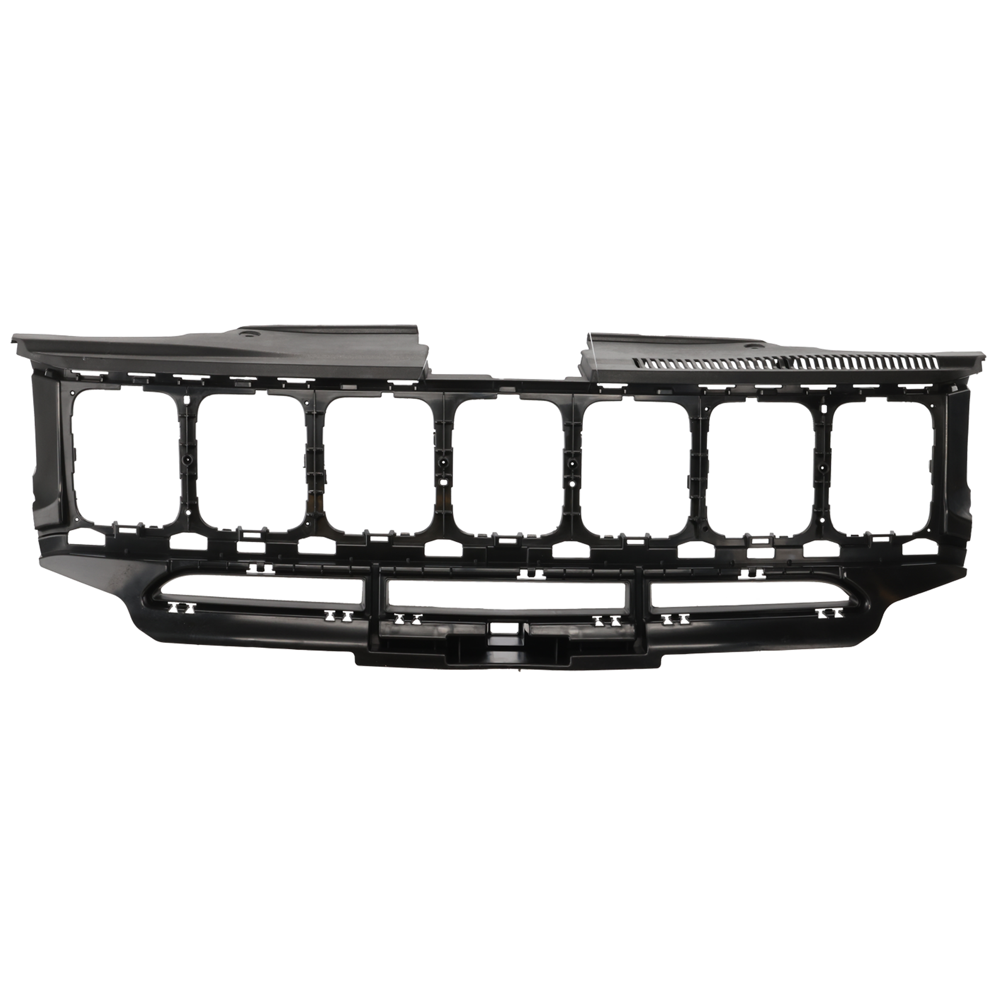 AM GRAND CHEROKEE 17-21 GRILLE SUPPORT Textured Black SRT Trackhawk Models SKU RJ07370003 Partslink CH1223106 OEM 68264296AC