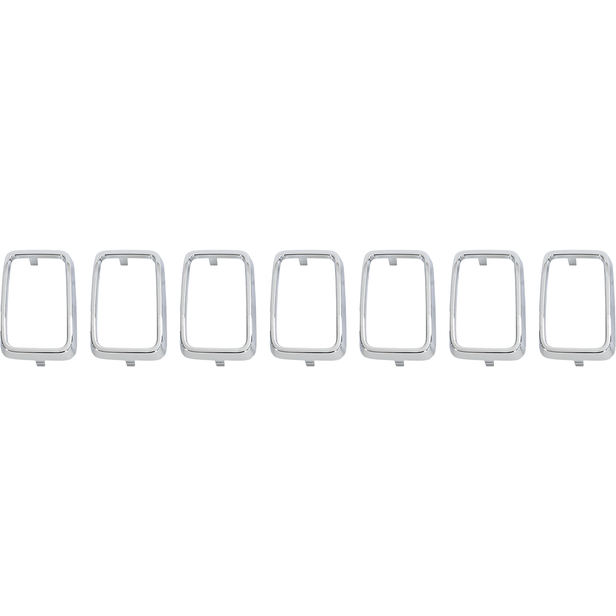 AM GRAND CHEROKEE WK 17-22 GRILLE INSERT Molding Chrome Shell and Insert Laredo Summit Limited w o Limited X Pkg Models CAPA SKU RJ07550002Q Partslink CH1210125C OEM 6ML09SZ0AA
