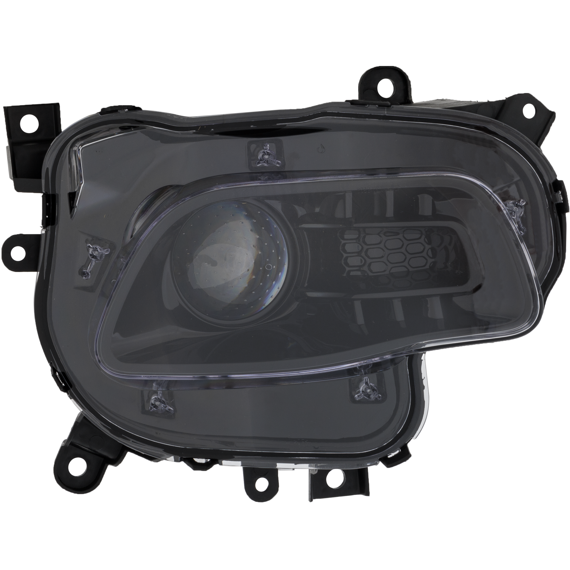 AM CHEROKEE 16-18 HEAD LAMP RH Assembly Halogen w Black Trim Latitude Latitude Plus Limited North Sport Trailhawk Models SKU RJ10010013 Partslink CH2503313 OEM 68292992AB