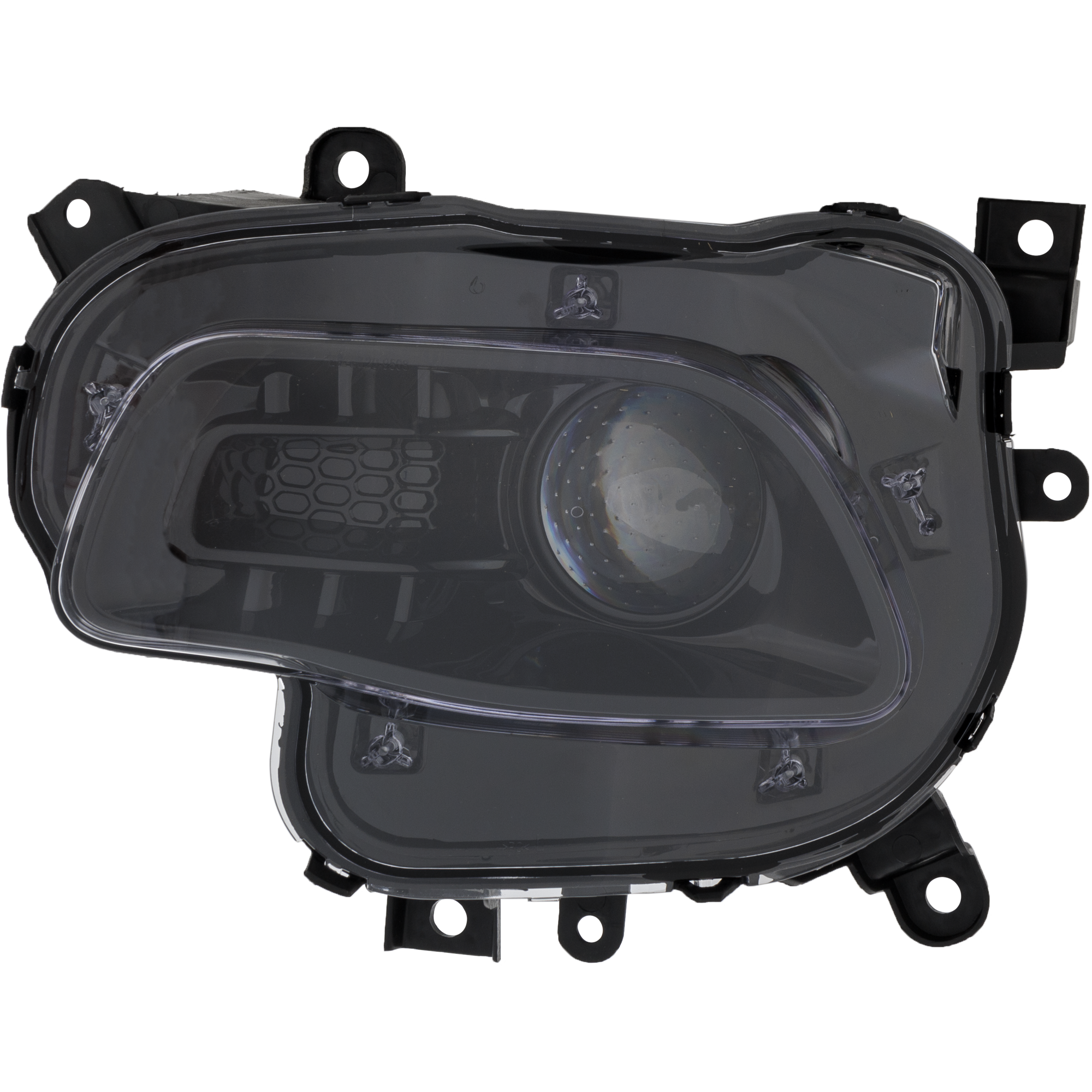 AM CHEROKEE 16-18 HEAD LAMP LH Assembly Halogen w Black Trim Latitude Latitude Plus Limited North Sport Trailhawk Models SKU RJ10010014 Partslink CH2502313 OEM 68292993AB