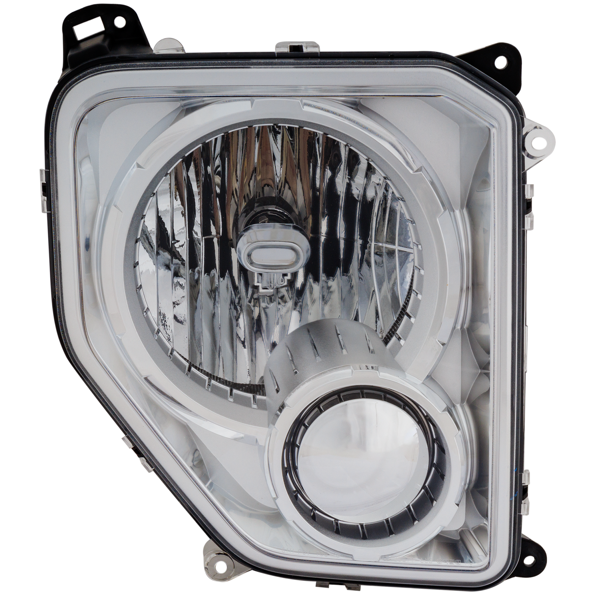 AM LIBERTY 08-12 HEAD LAMP RH Assembly Halogen w o Black Bezel w o Fog Light Oval Bulb Shield SKU RJ10010033A Partslink CH2503221 OEM 57010170AE PFM