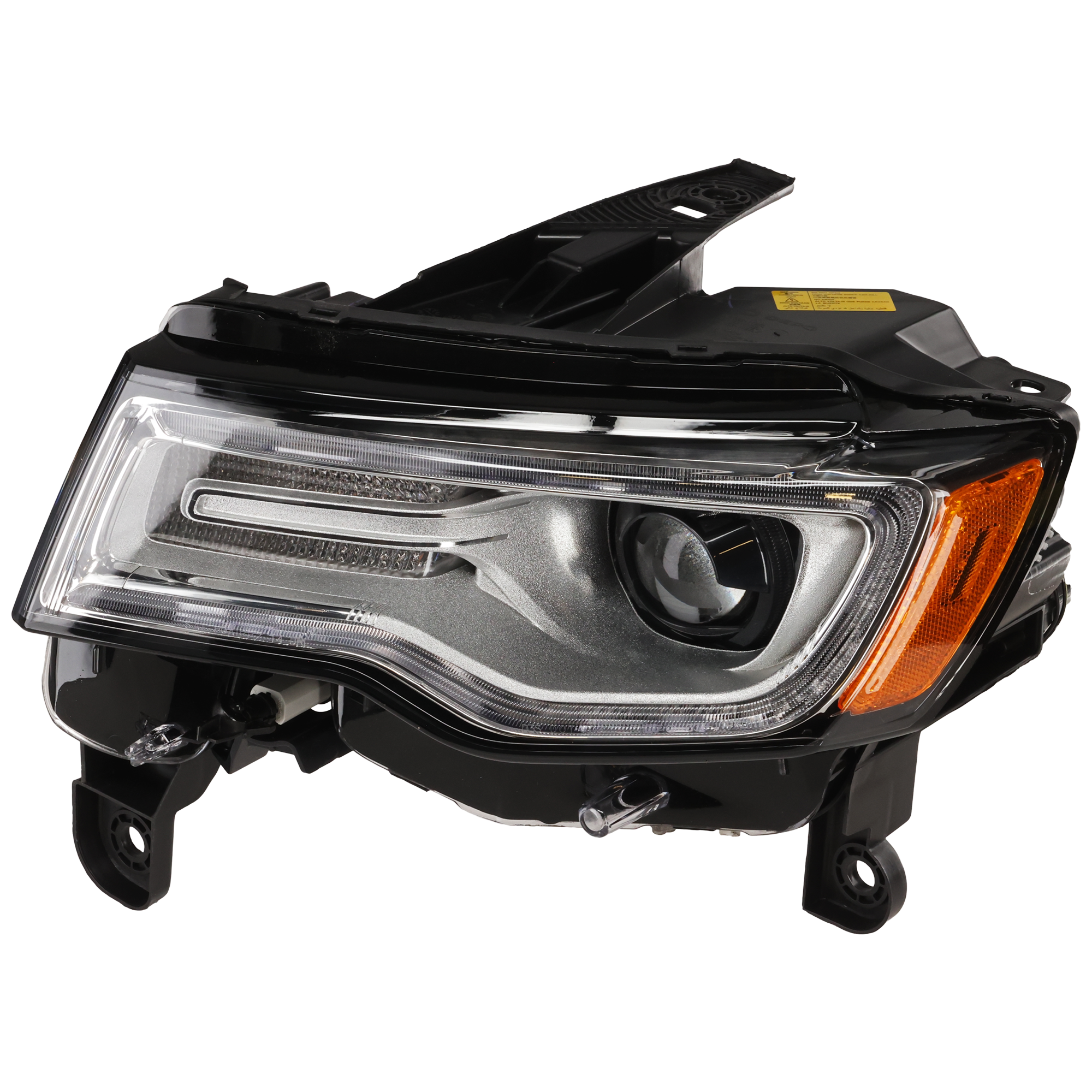 AM GRAND CHEROKEE 17-22 HEAD LAMP LH Assembly HID Xenon w o Leveling Control Module Limited w Limited X Package Summit Model SKU RJ10010054A Partslink CH2502315 OEM 68266661AI