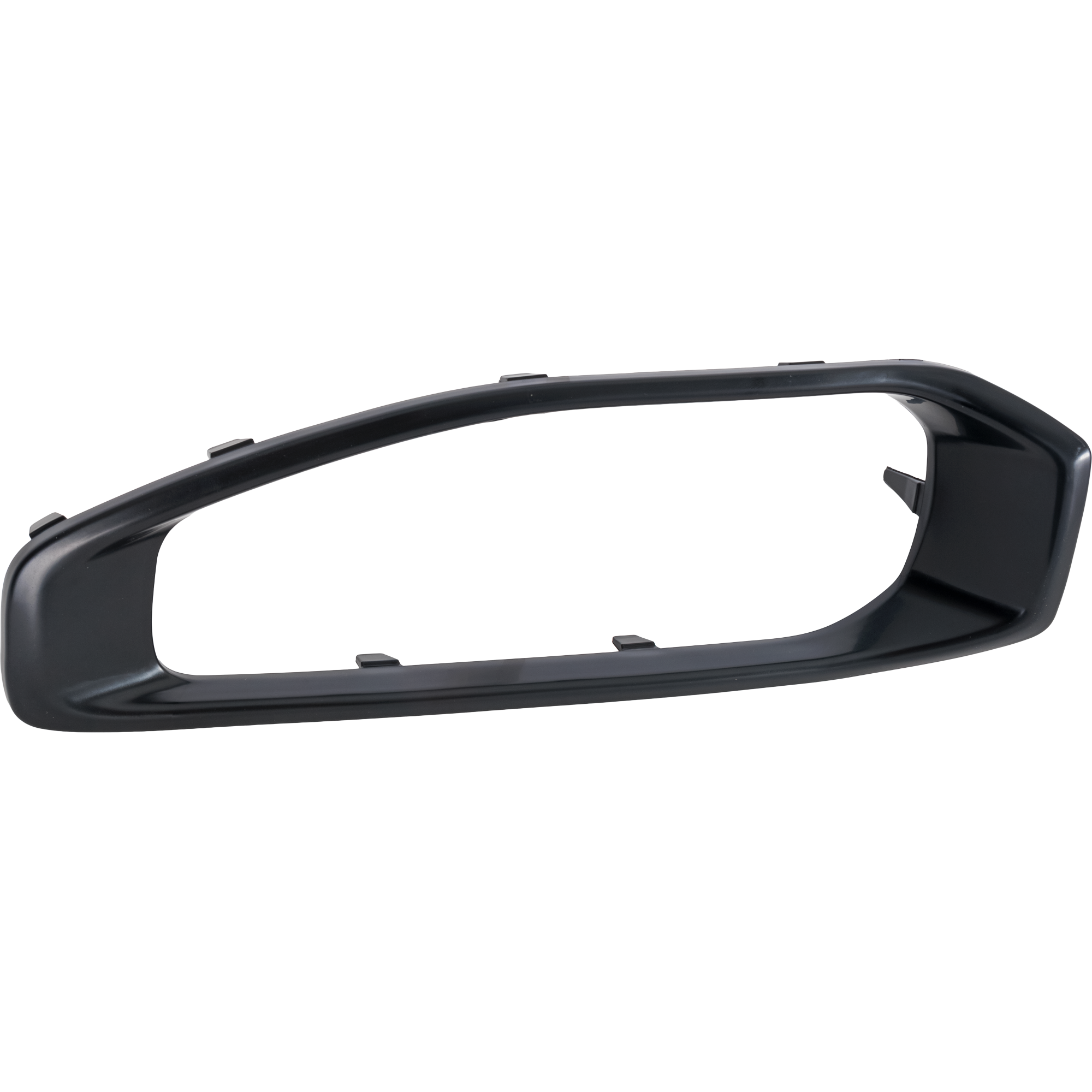 AM WRANGLER JL 18-25 GLADIATOR 20-25 FRONT BUMPER MOLDING LH Textured Black SKU RJ10590002 Partslink CH1038196 OEM 6BU59TZZAA
