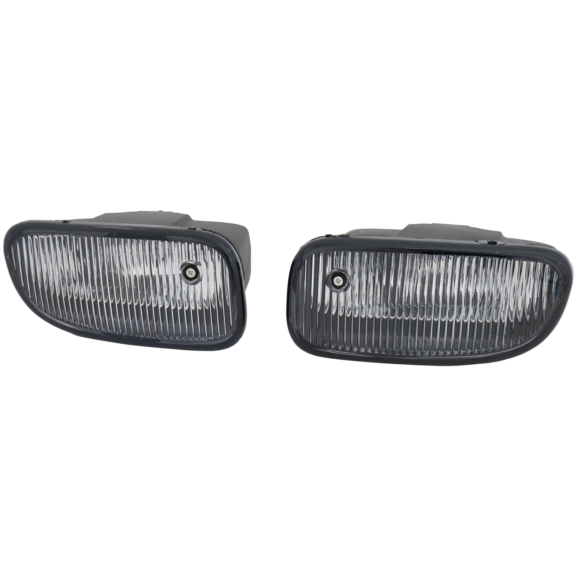 AM GRAND CHEROKEE 02-03 FOG LAMP RH AND LH Assembly Halogen Clear Lens SKU RJ10750013A Partslink CH2593125 CH2592125 OEM 55155136AC 55155137AC