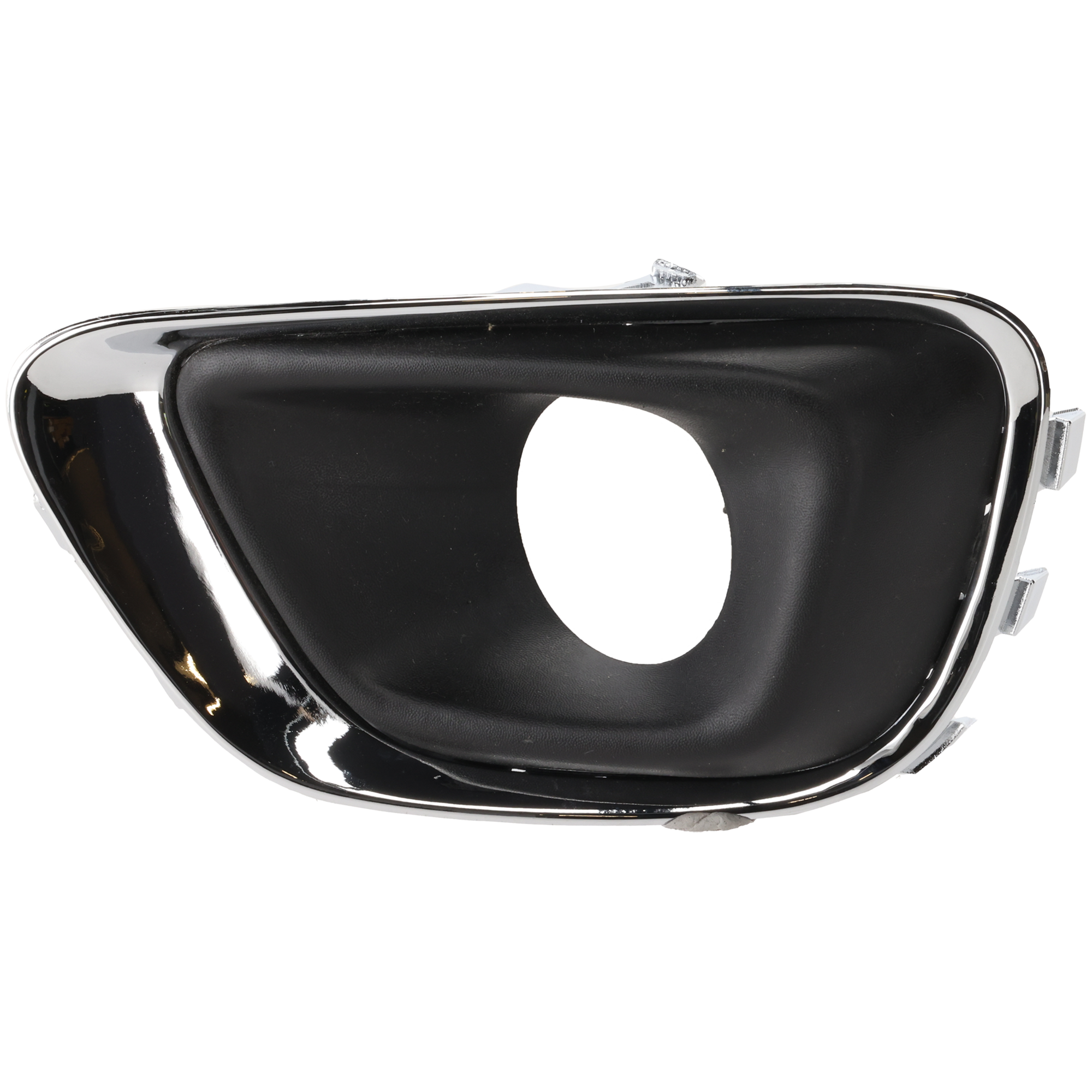 AM COMPASS 11-17 FRONT FOG LAMP MOLDING LH Black w Chrome Trim MK SKU RJ10820002 Partslink CH1038184 OEM 68213205AA