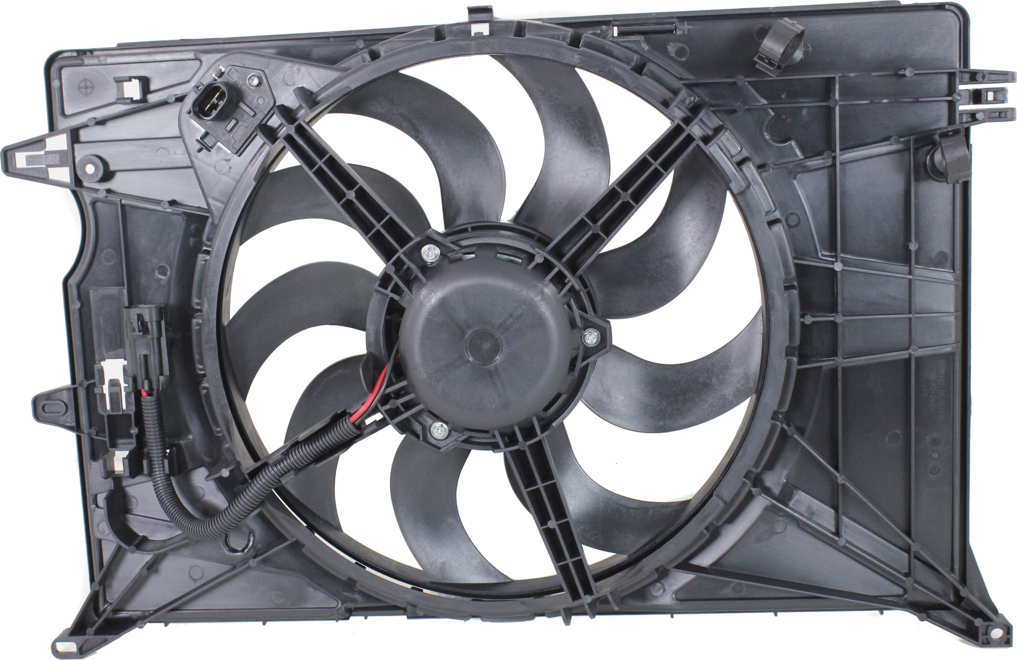 AM RENEGADE 15-18 FIAT 500X 16-18 RADIATOR FAN ASSEMBLY Single Fan 1.4L Turbo Includes resistor SKU RJ16090001 Partslink CH3115181 OEM 68248150AA 68552139AA