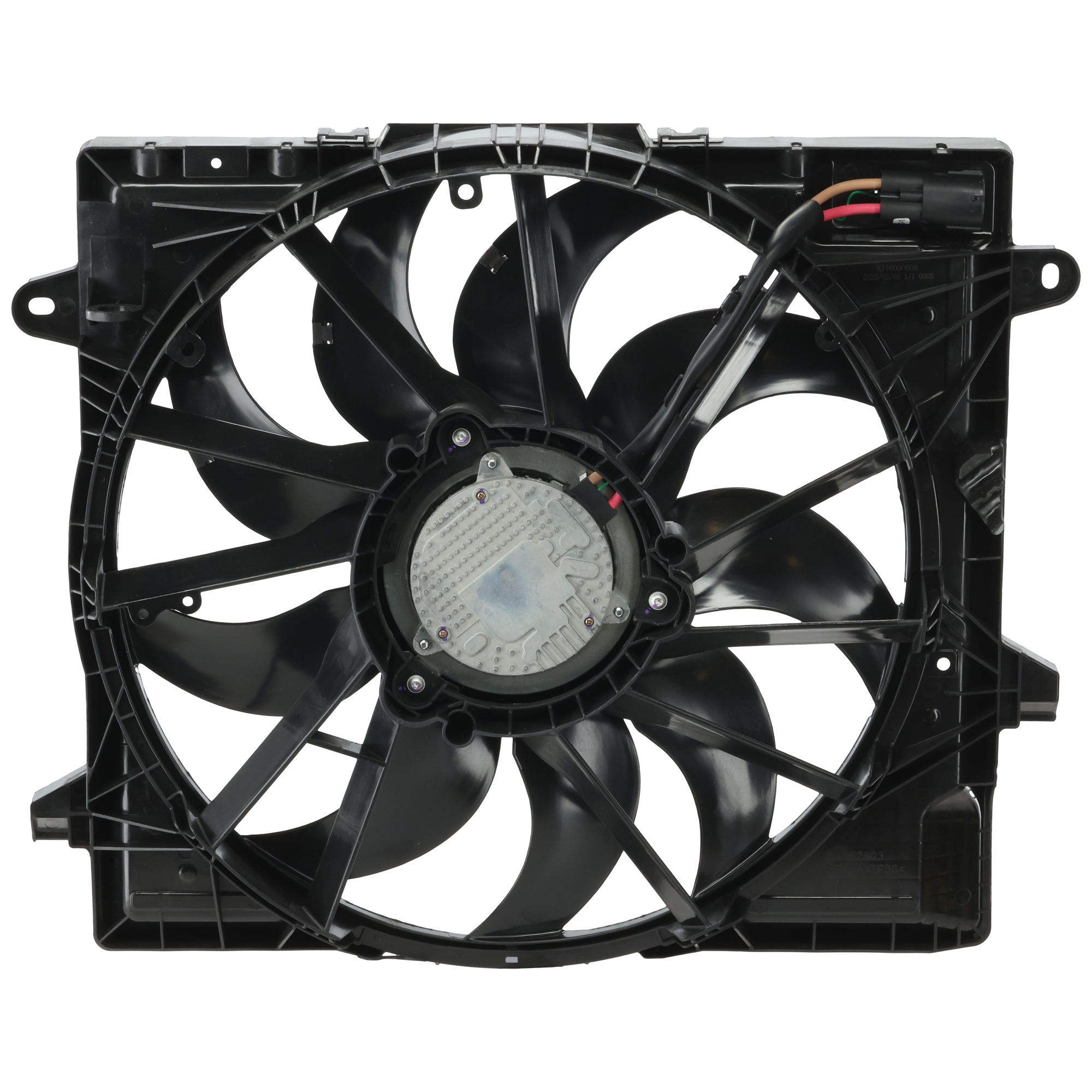 AM GLADIATOR 20-24 WRANGLER 18-24 RADIATOR FAN ASSEMBLY Single Fan 6 Cyl. 3.6L Engine SKU RJ16090008 Partslink CH3115202 OEM 68282799AE