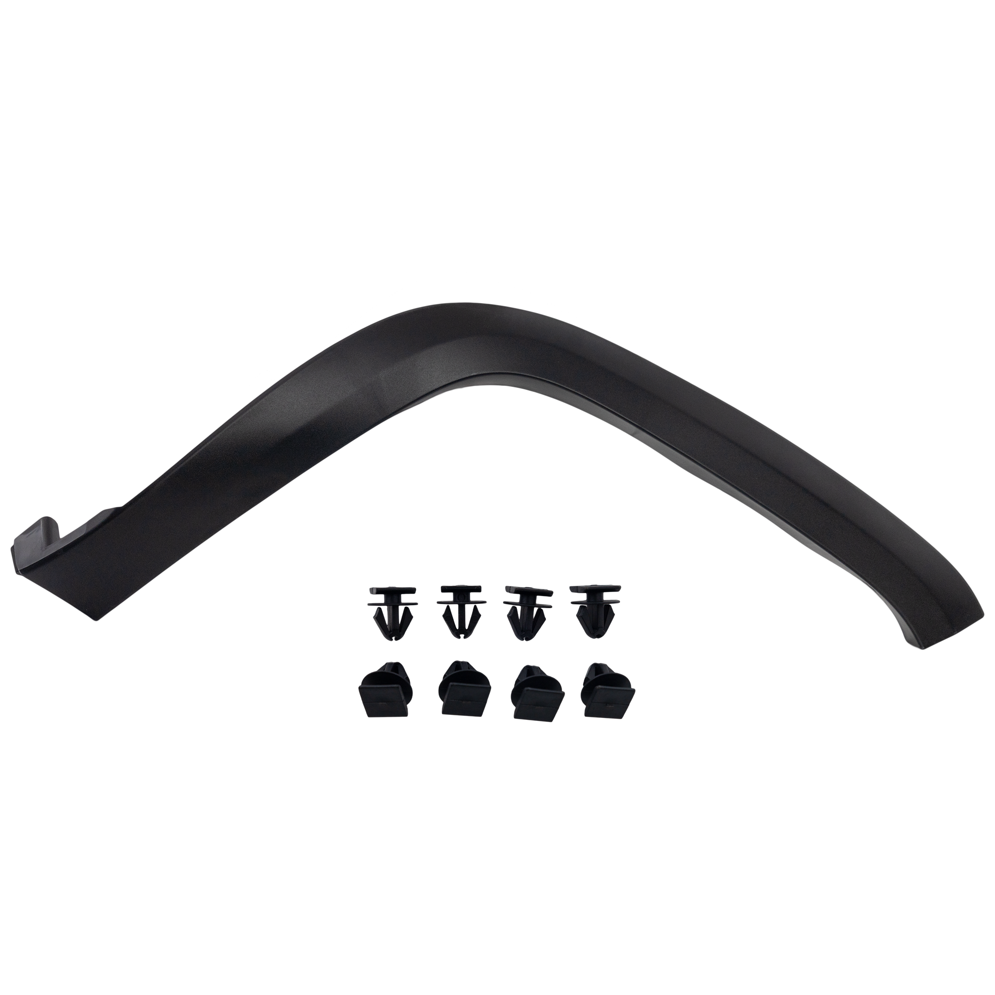 AM CHEROKEE 14-18 FRONT WHEEL OPENING MOLDING RH Rear OE Style Textured Black Wide SKU RJ22130029 Partslink CH1291128 OEM 1UW90RXFAE