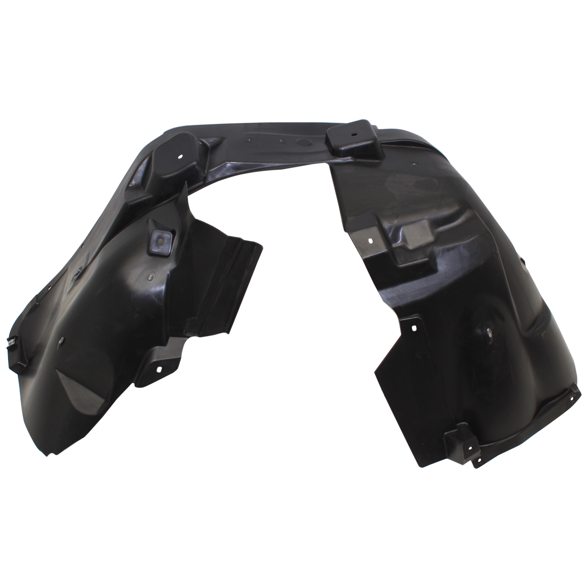 AM COMPASS 17-24 FRONT FENDER LINER LH Polypropylene Injection Form MP CAPA SKU RJ22210016Q Partslink CH1248189C OEM 68448353AA 68505035AA 55112699