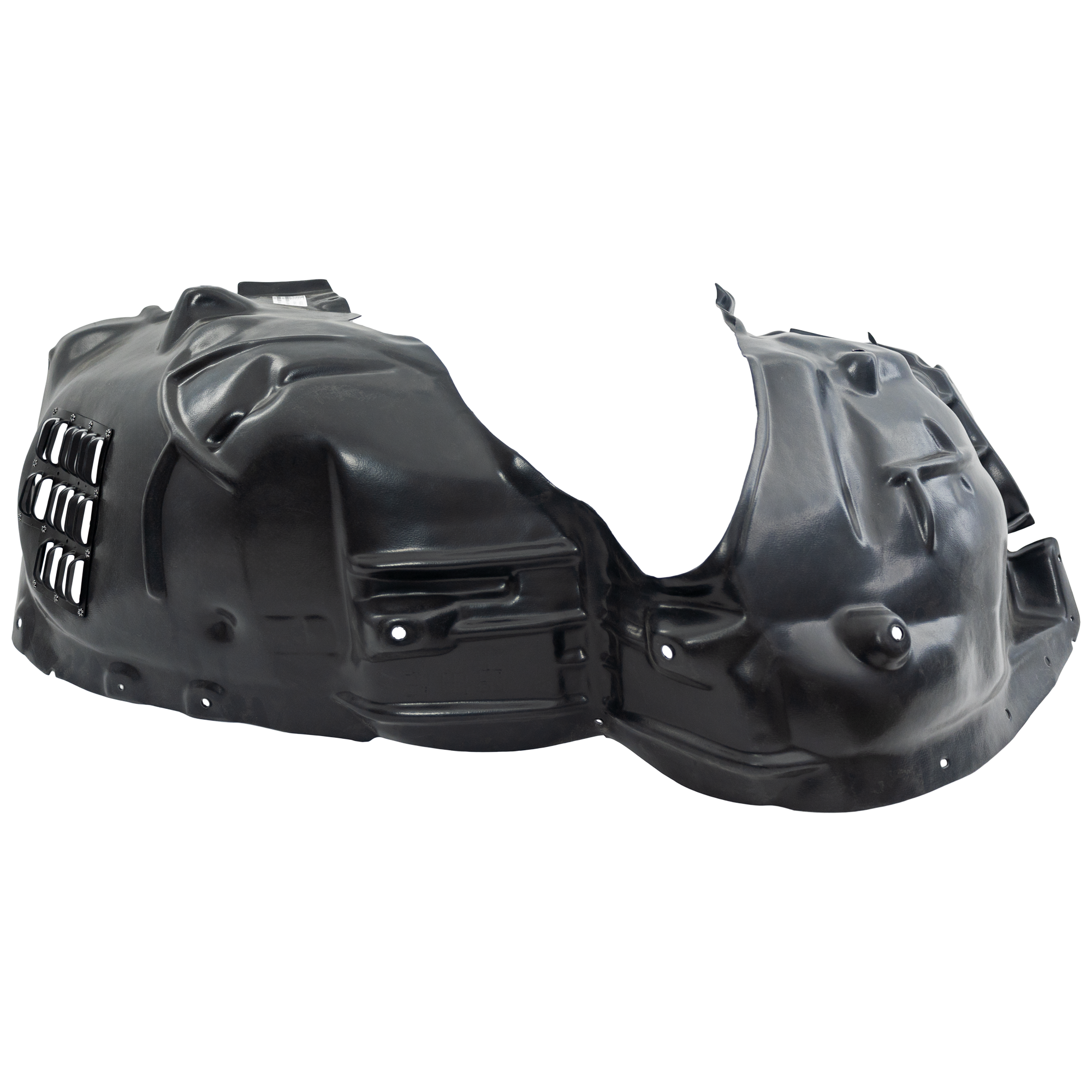 AM GRAND CHEROKEE L 21-23 FRONT FENDER LINER LH Polyethylene Vacuum Form Type 2 SKU RJ22210036 OEM 68376705AD PFM