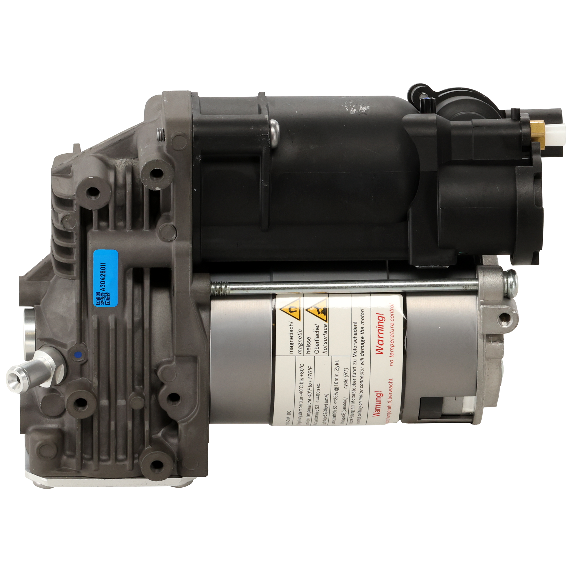 AM XJ 10-19 XJR 14-17 AIR SUSPENSION COMPRESSOR Only Pump w Relay SKU RJ28260001 OEM 4J7002C C2D5825 C2D31933 C2D47