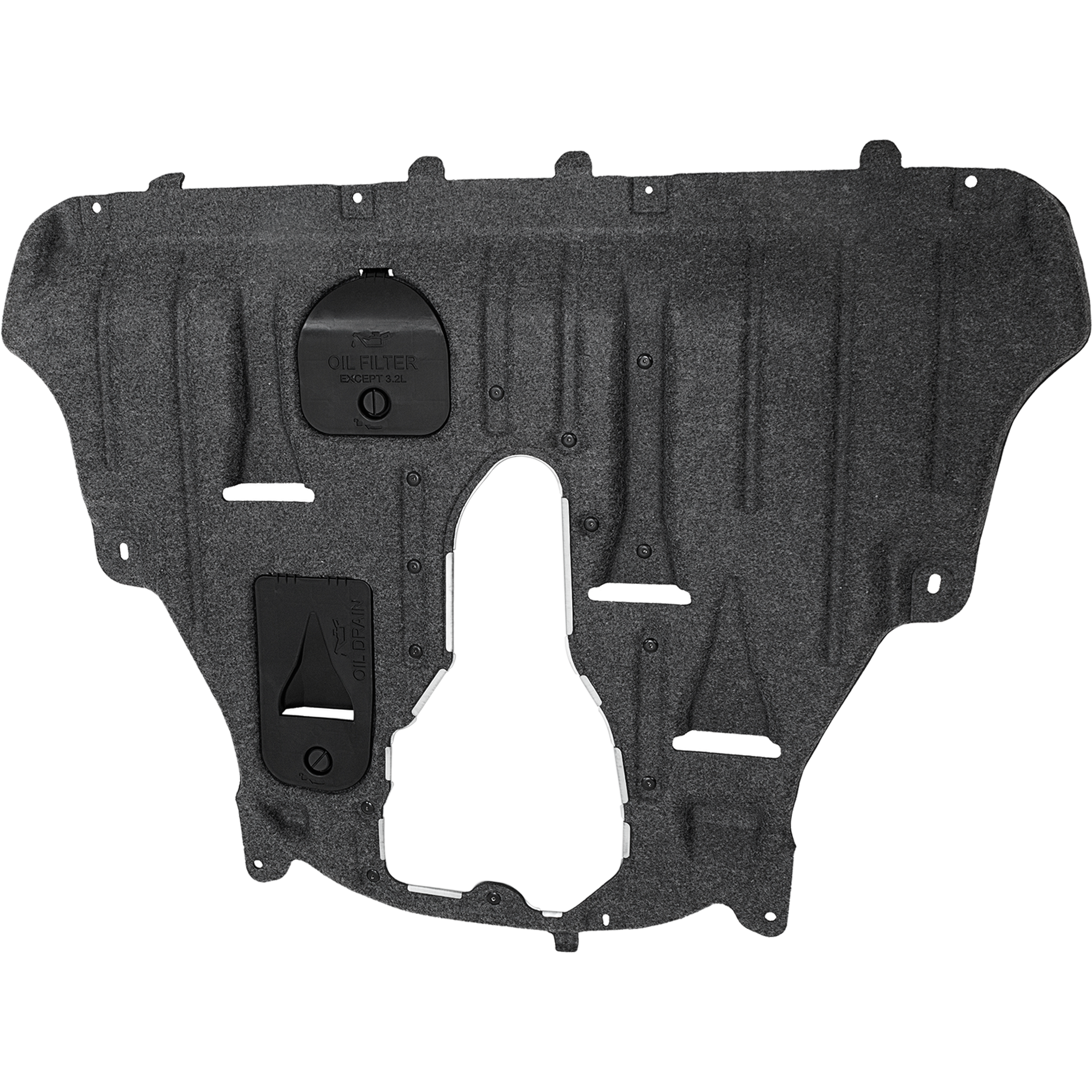 AM CHEROKEE 15-18 ENGINE SPLASH SHIELD Under Cover Center AWD SKU RJ31010007 Partslink CH1228154 OEM 68156503AG