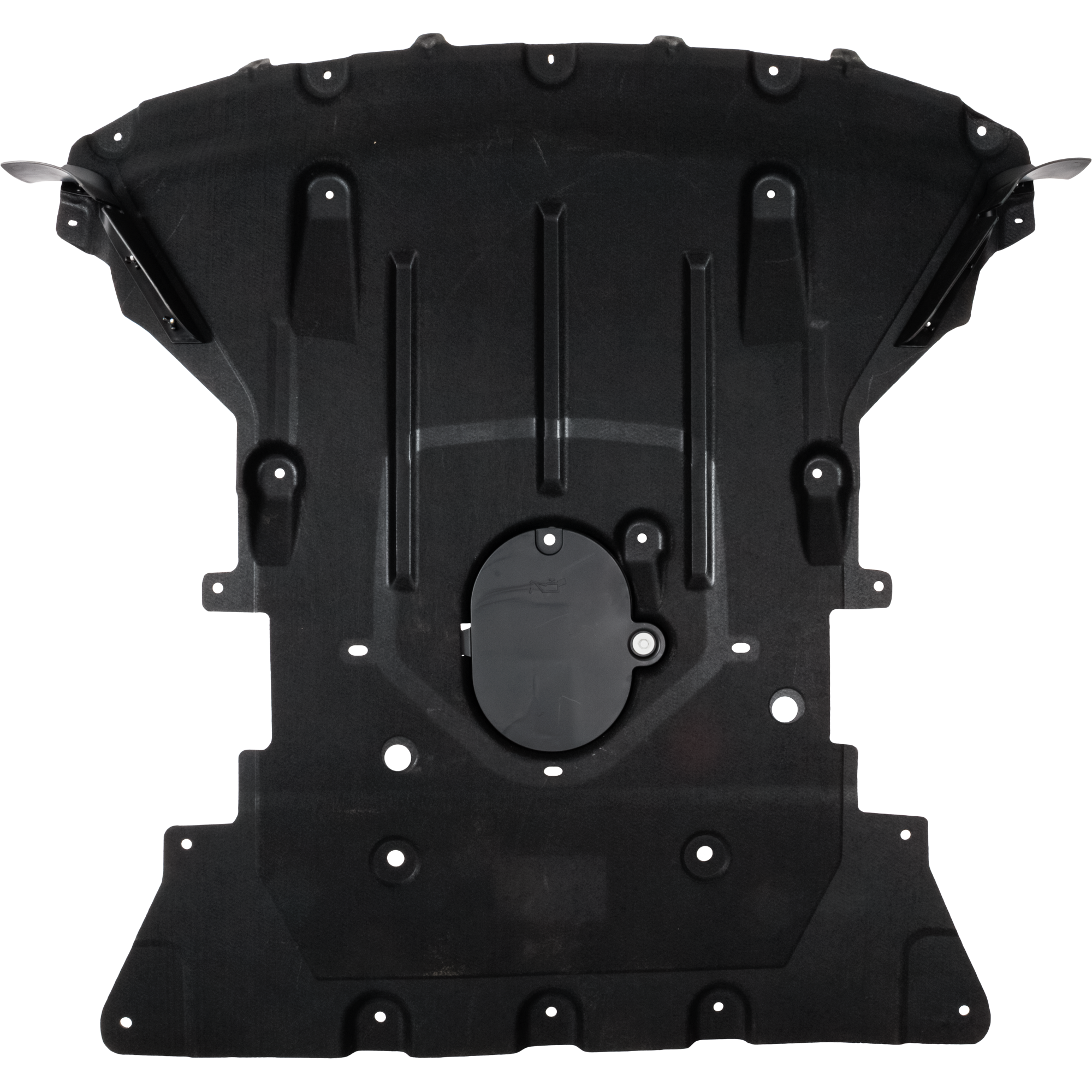 AM GRAND CHEROKEE L 21-25 GRAND CHEROKEE 22-25 ENGINE SPLASH SHIELD Front Section Heat Form w o Insulation Foam 3.6L 2.0L Engine Type 1 SKU RJ31010009 Partslink CH1228178 OEM 68377818AF