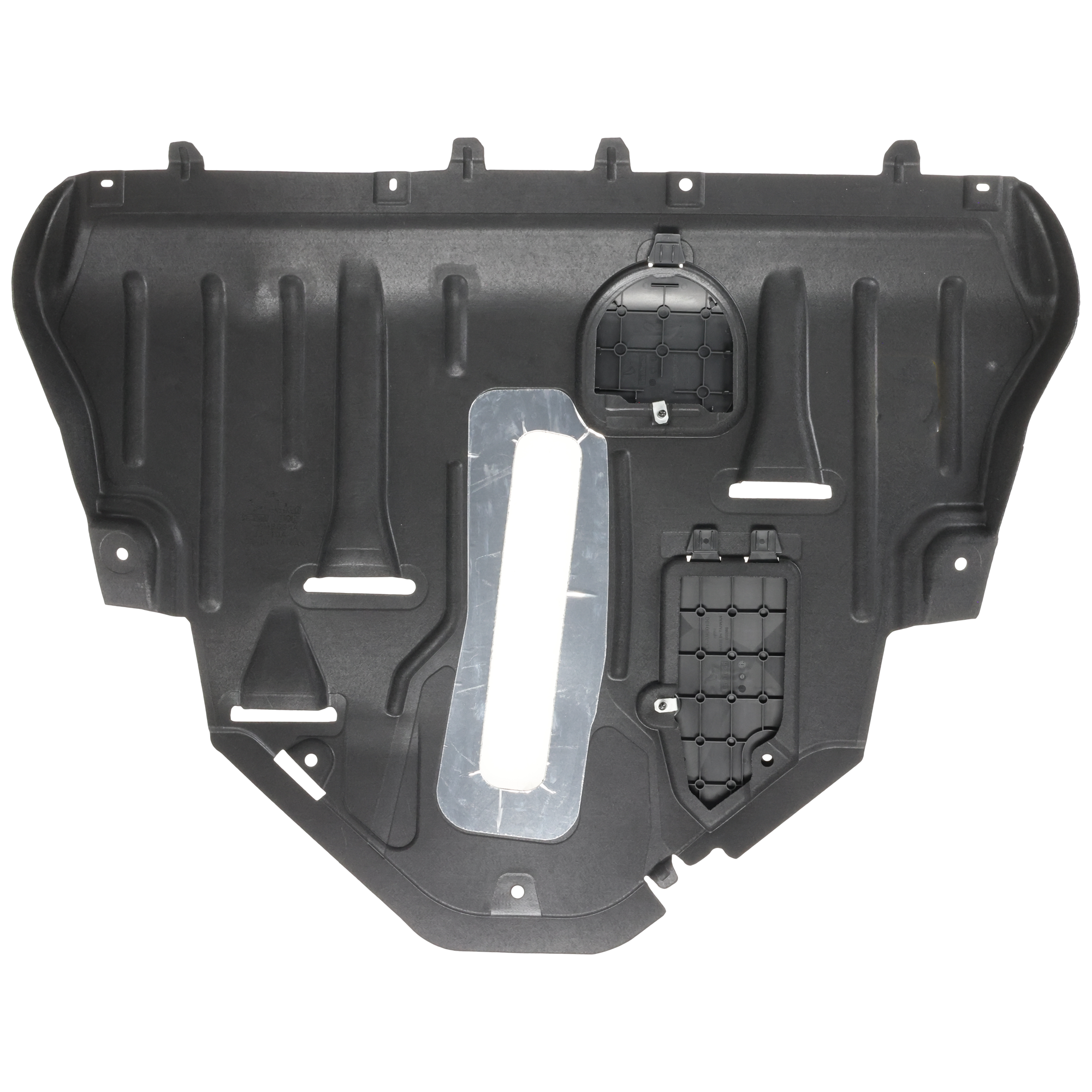 AM CHEROKEE 19-21 ENGINE SPLASH SHIELD Front Skid Plate 2.4L Eng. FWD Heat Form w o Insulation Foam CAPA SKU RJ31010015Q Partslink CH1228180C OEM 68288228AD