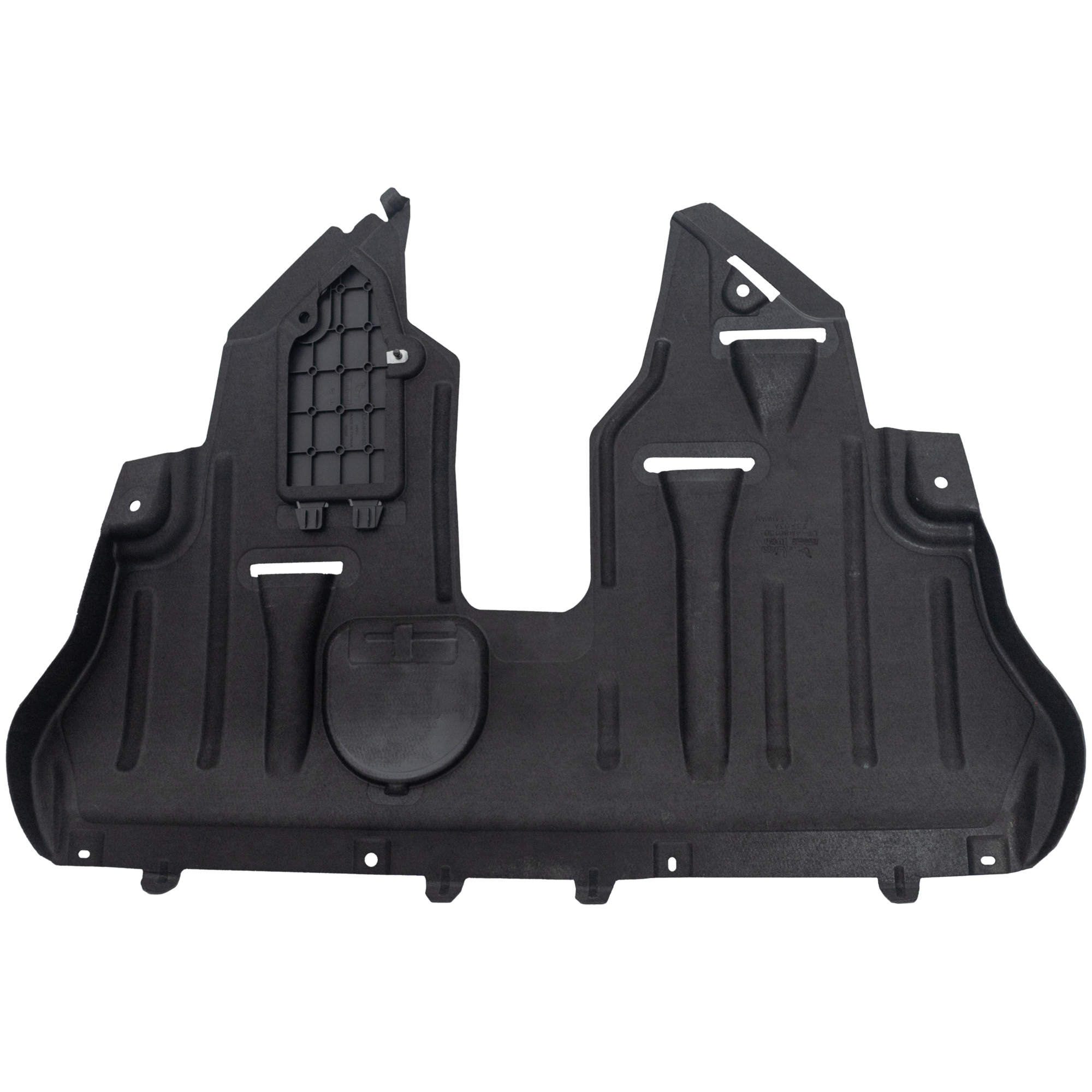 AM CHEROKEE 19-22 ENGINE SPLASH SHIELD Front Skid Plate 3.2L Eng. Heat Form w o Heat Shield SKU RJ31010017 Partslink CH1228182 OEM 68288230AD 68307352AB