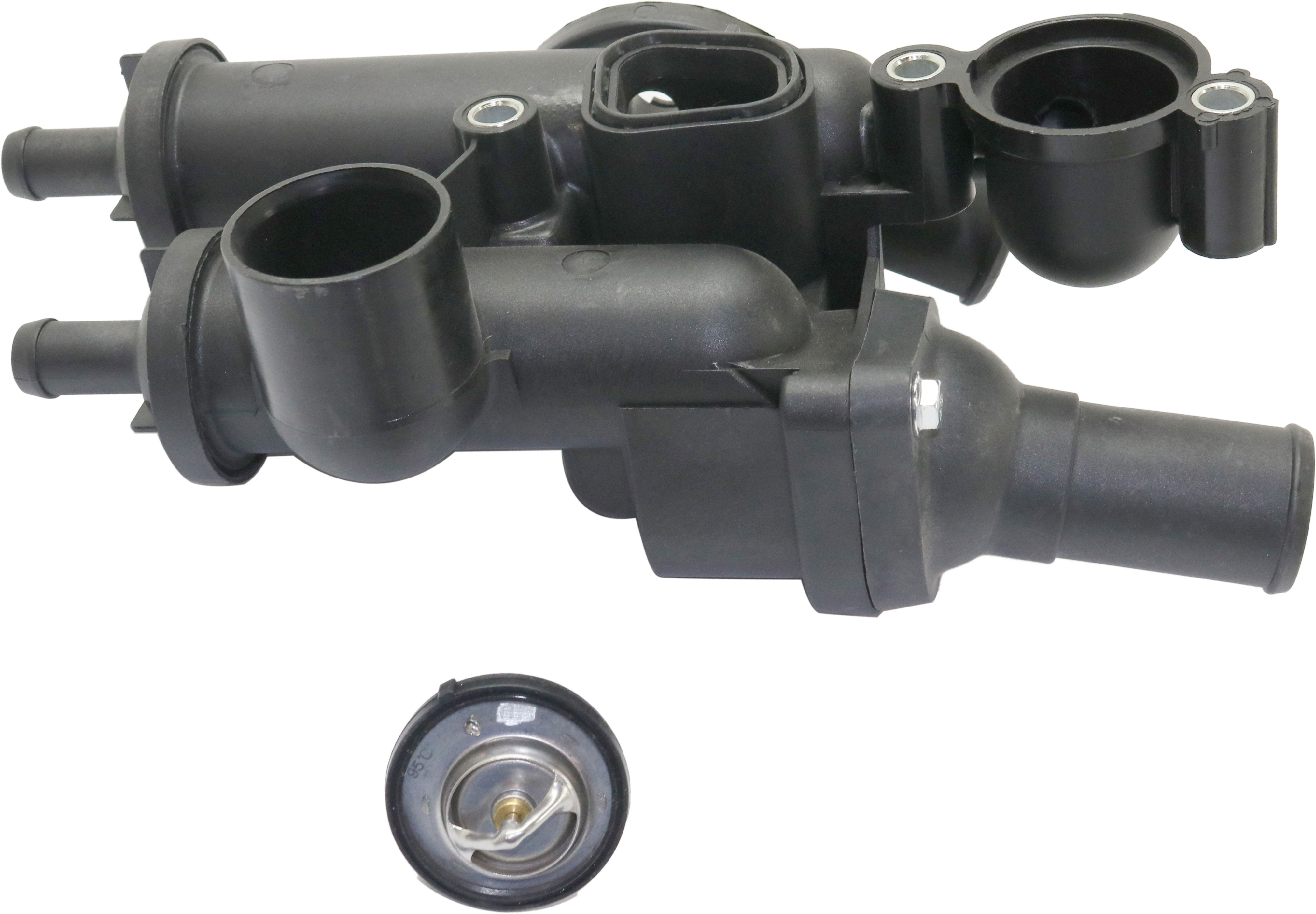 AM COMPASS PATRIOT 07-17 THERMOSTAT HOUSING 4 Cyl SKU RJ31960001 OEM 06508355AA 4884571AB 4884873AA