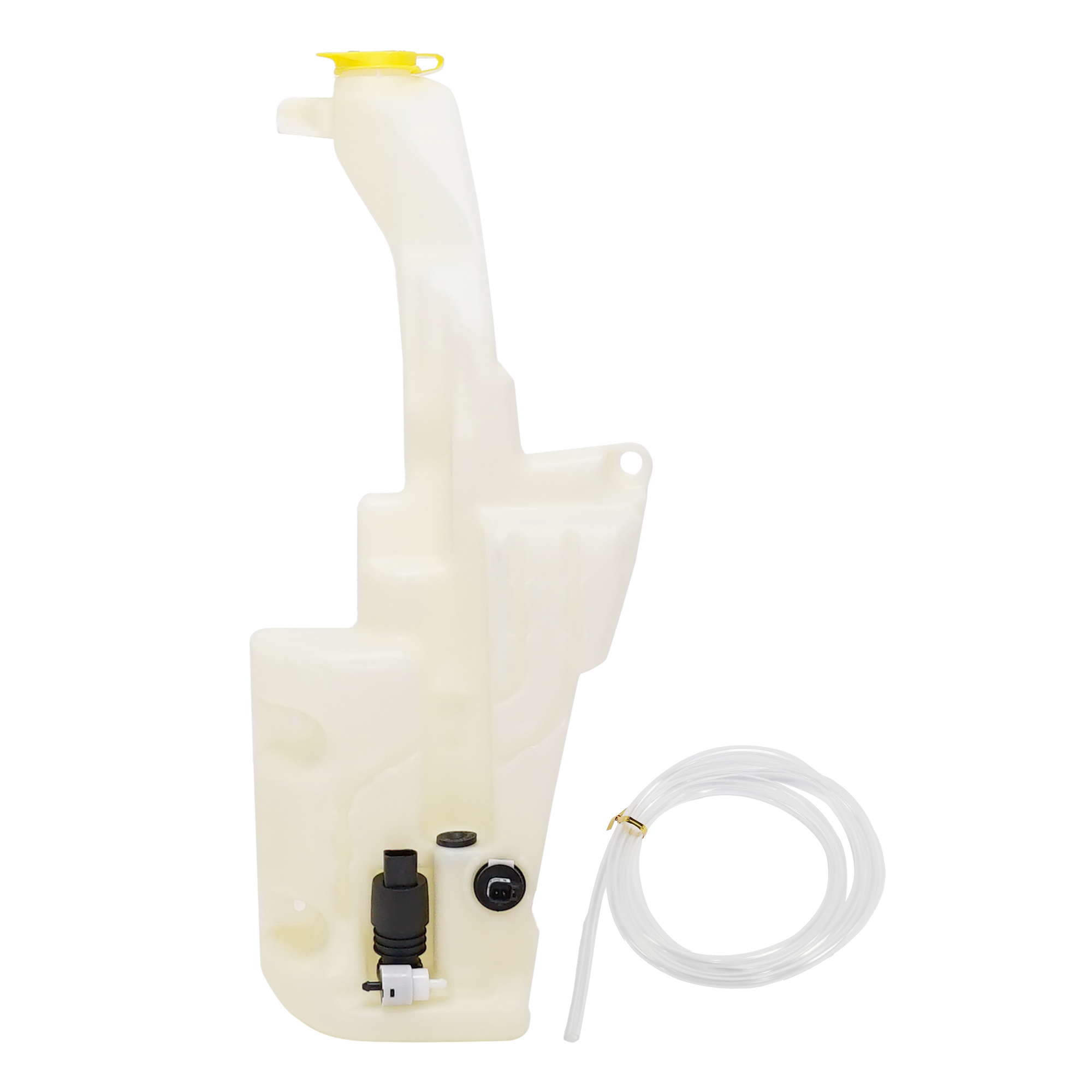 AM CHEROKEE 14-18 WASHER RESERVOIR Assembly w Cap Pump and Sensor w Headlight Washer Holes SKU RJ37050001 Partslink CH1288265 OEM 68225062AA PFM