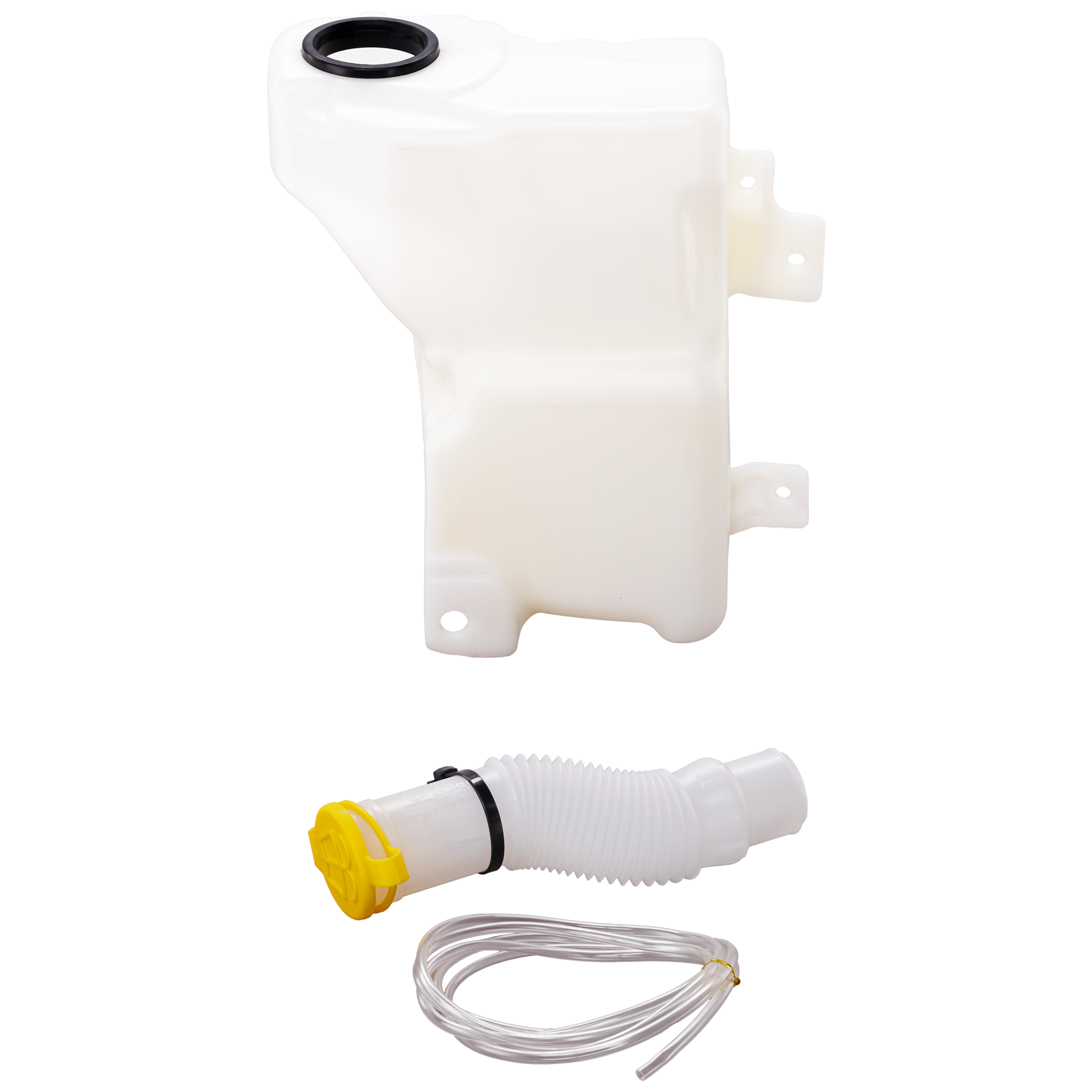 AM RENEGADE 15-18-500X 16-18 WASHER RESERVOIR Assembly w Pump Inlet Cap and Bracket SKU RJ37050015 Partslink CH1288290 OEM 68595933AA