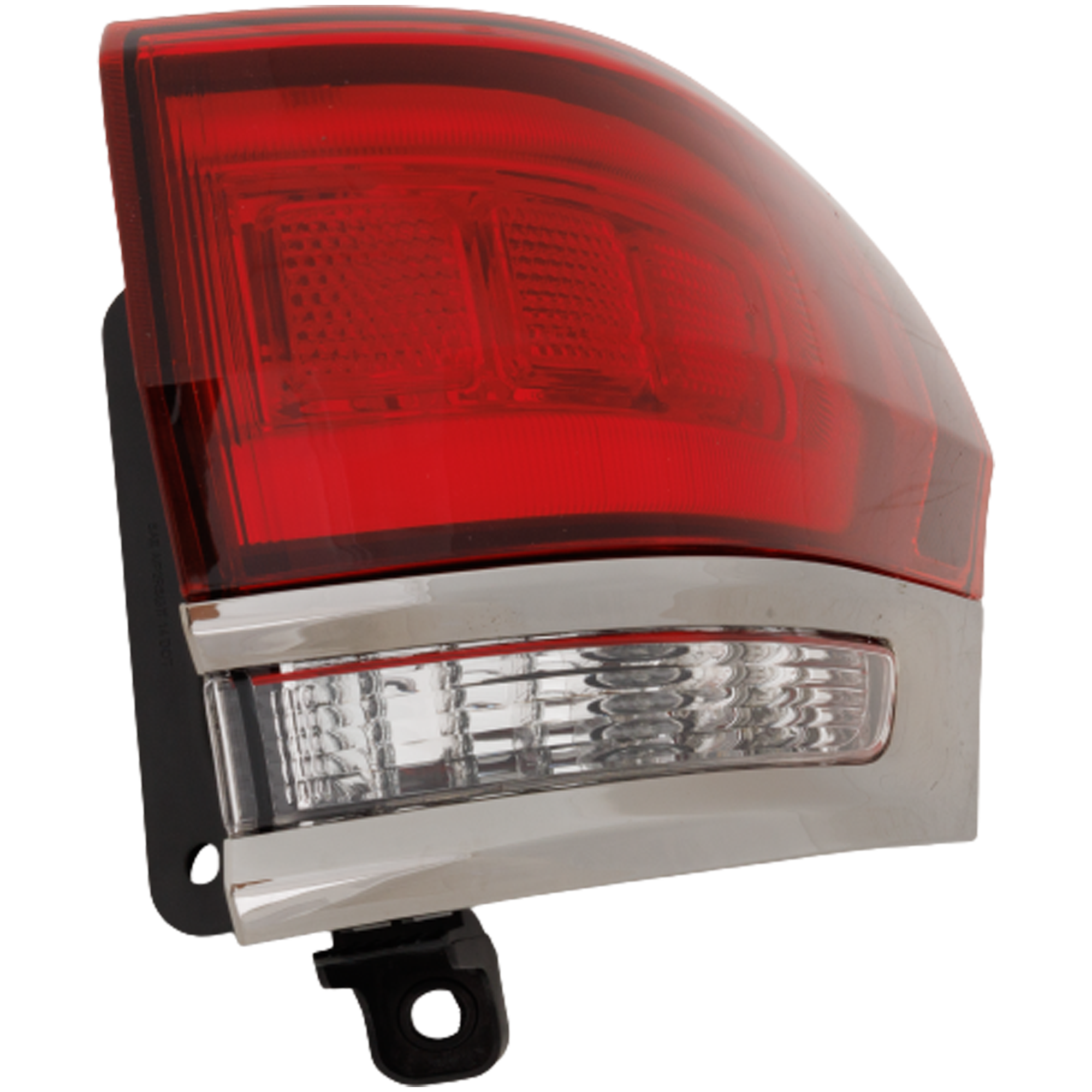 AM GRAND CHEROKEE 14-22 TAIL LAMP RH Outer Assembly Halogen Laredo Limited Overland Summit Models w Silver Trim w o Platinum Insert CAPA SKU RJ73010011Q Partslink CH2805118C OEM 68289996AA