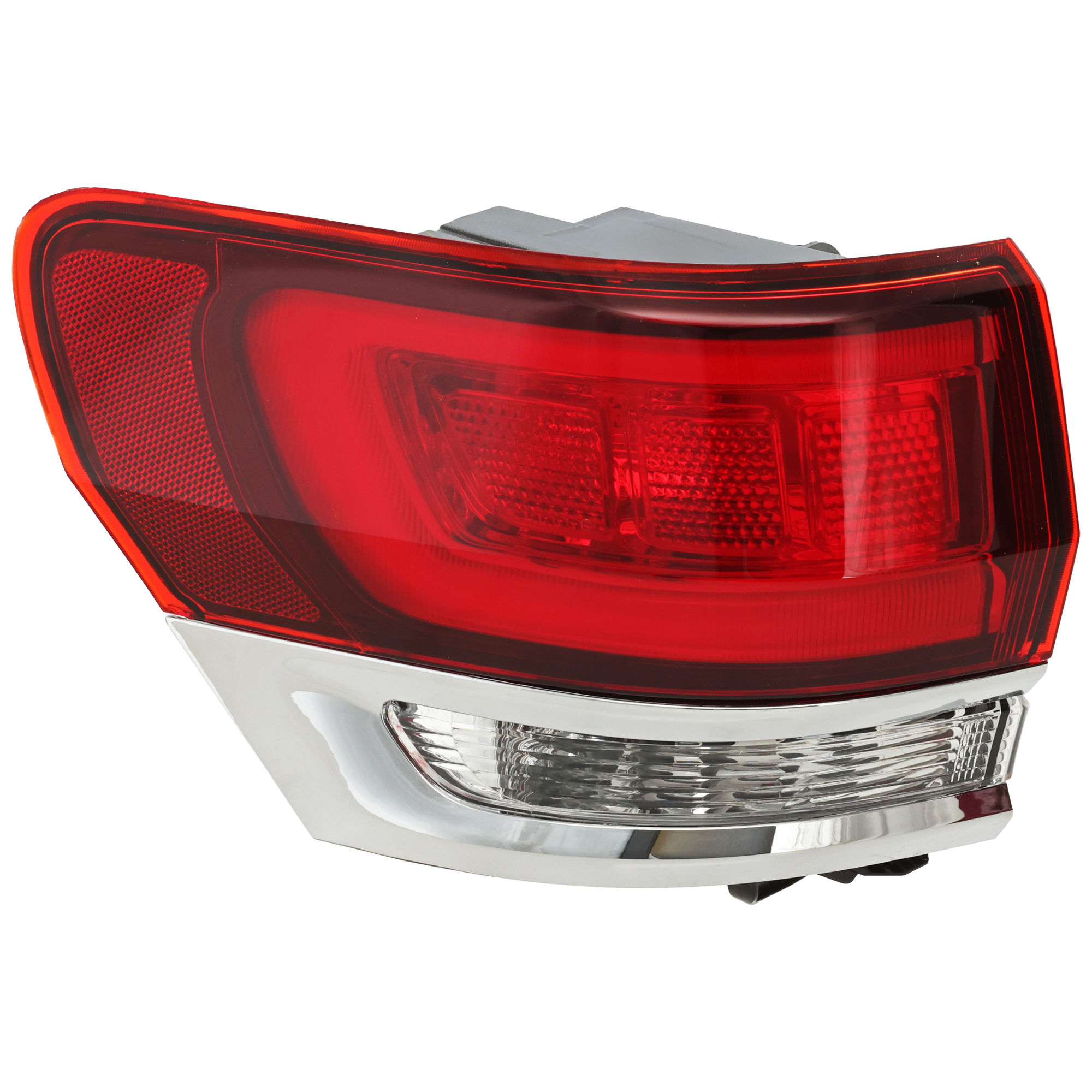 AM GRAND CHEROKEE 14-21 GRAND CHEROKEE WK 22-22 TAIL LAMP LH Outer Assembly Halogen 80th Anniversary Laredo Limited Overland Summit Models w Granite Trim w o Platinum Insert CAPA SKU RJ73010024Q Partslink CH2804120C OEM 68368395AC