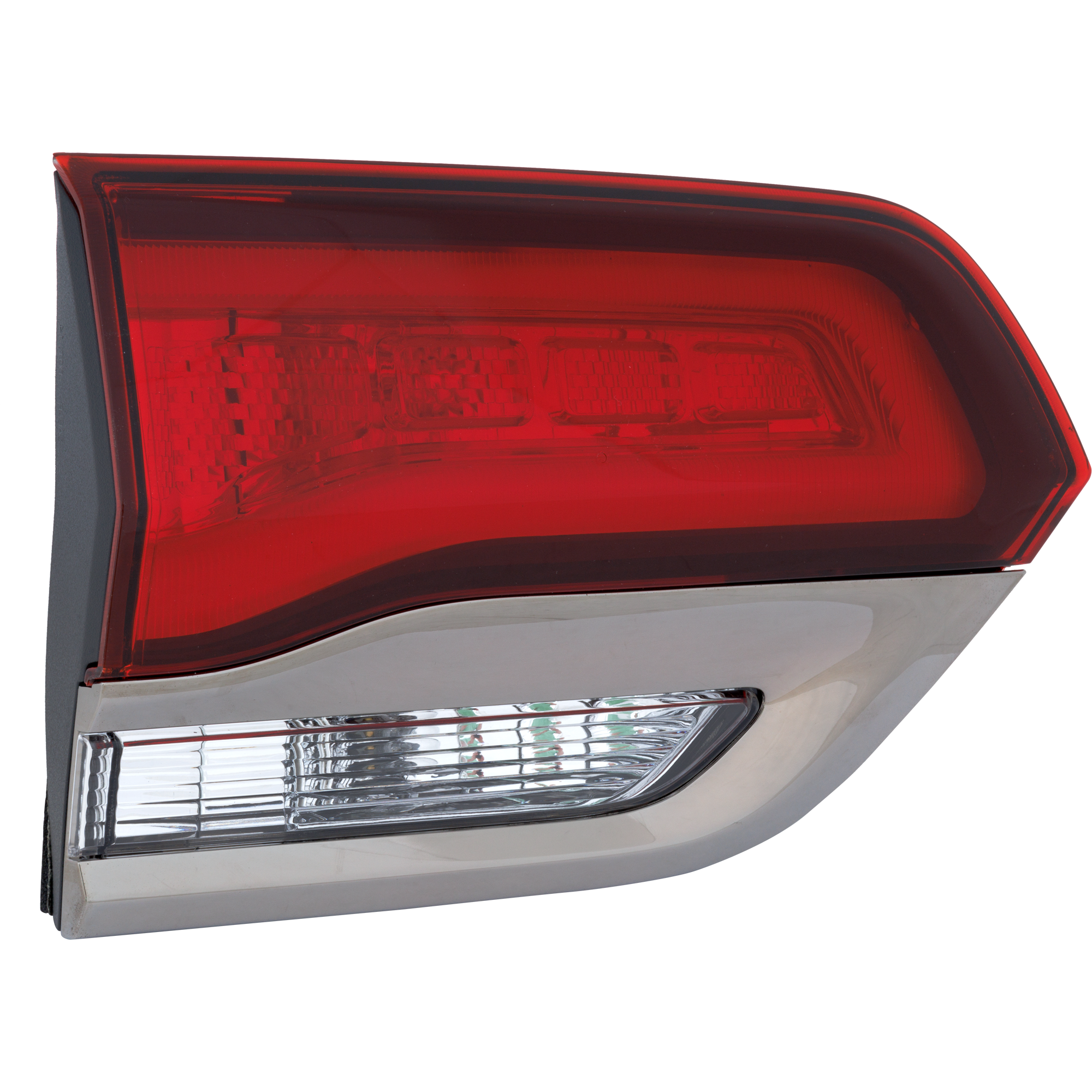 AM GRAND CHEROKEE 14-21 GRAND CHEROKEE WK 22-22 TAIL LAMP LH Inner Assembly Halogen Laredo Limited Overland Summit Models w Silver Trim w o Platinum Insert CAPA SKU RJ73010030Q Partslink CH2802114C OEM 68289999AB
