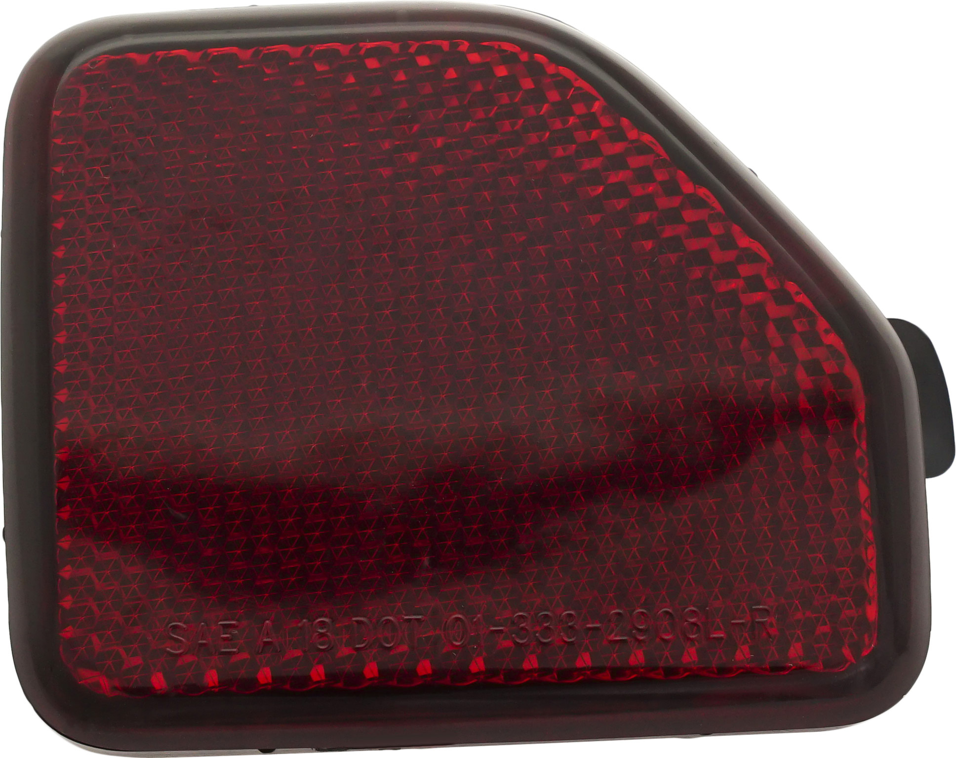 AM WRANGLER JL 18-24 REAR BUMPER REFLECTOR LH Molded Bumper CAPA SKU RJ73490004Q Partslink CH1184108C OEM 68281937AB