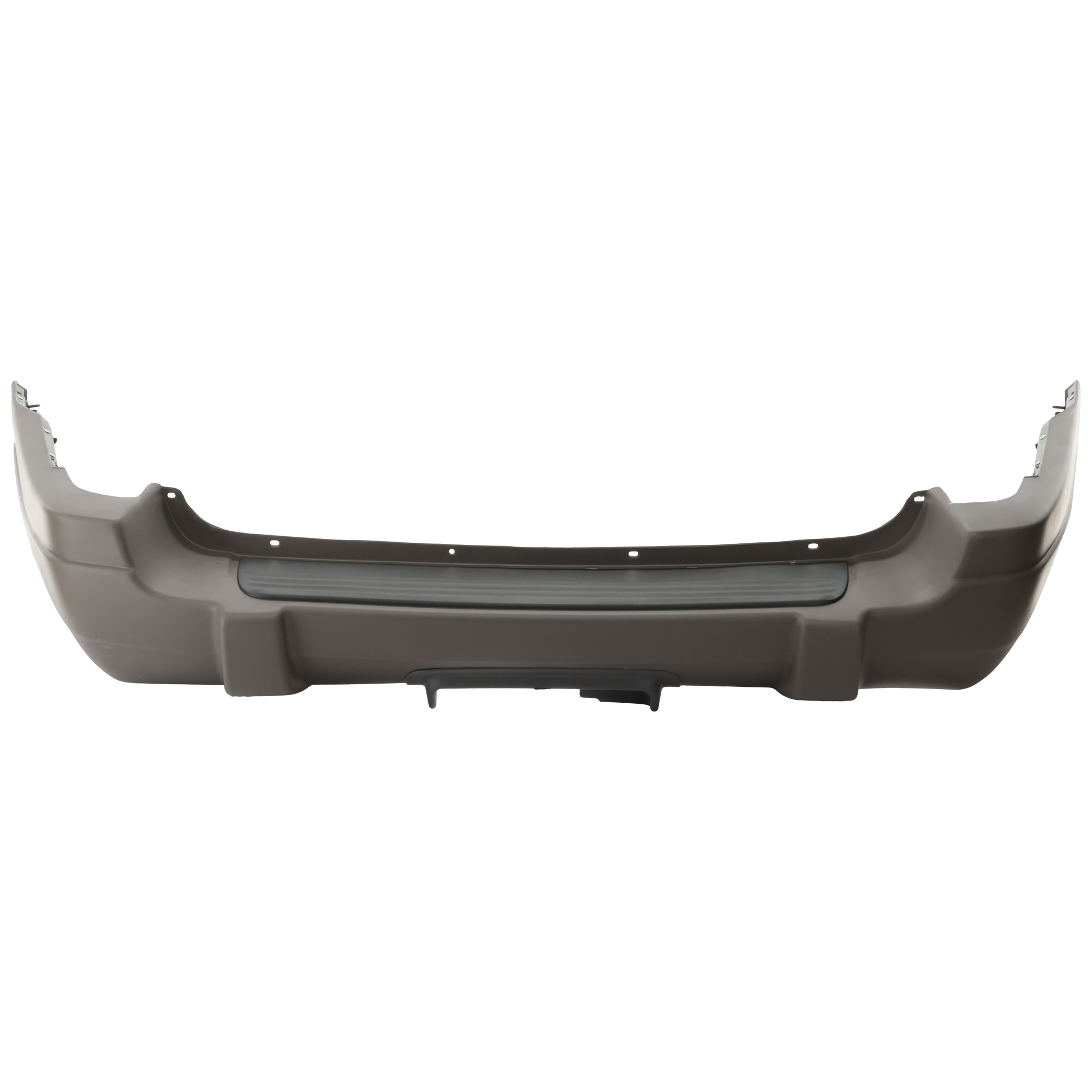 AM GRAND CHEROKEE 03-04 REAR BUMPER COVER Textured Light Gray w Towing Pkg and Hitch Bezel Laredo Columbia Edition Models SKU RJ76010036 Partslink CH1100305 OEM 5FY081LPAE
