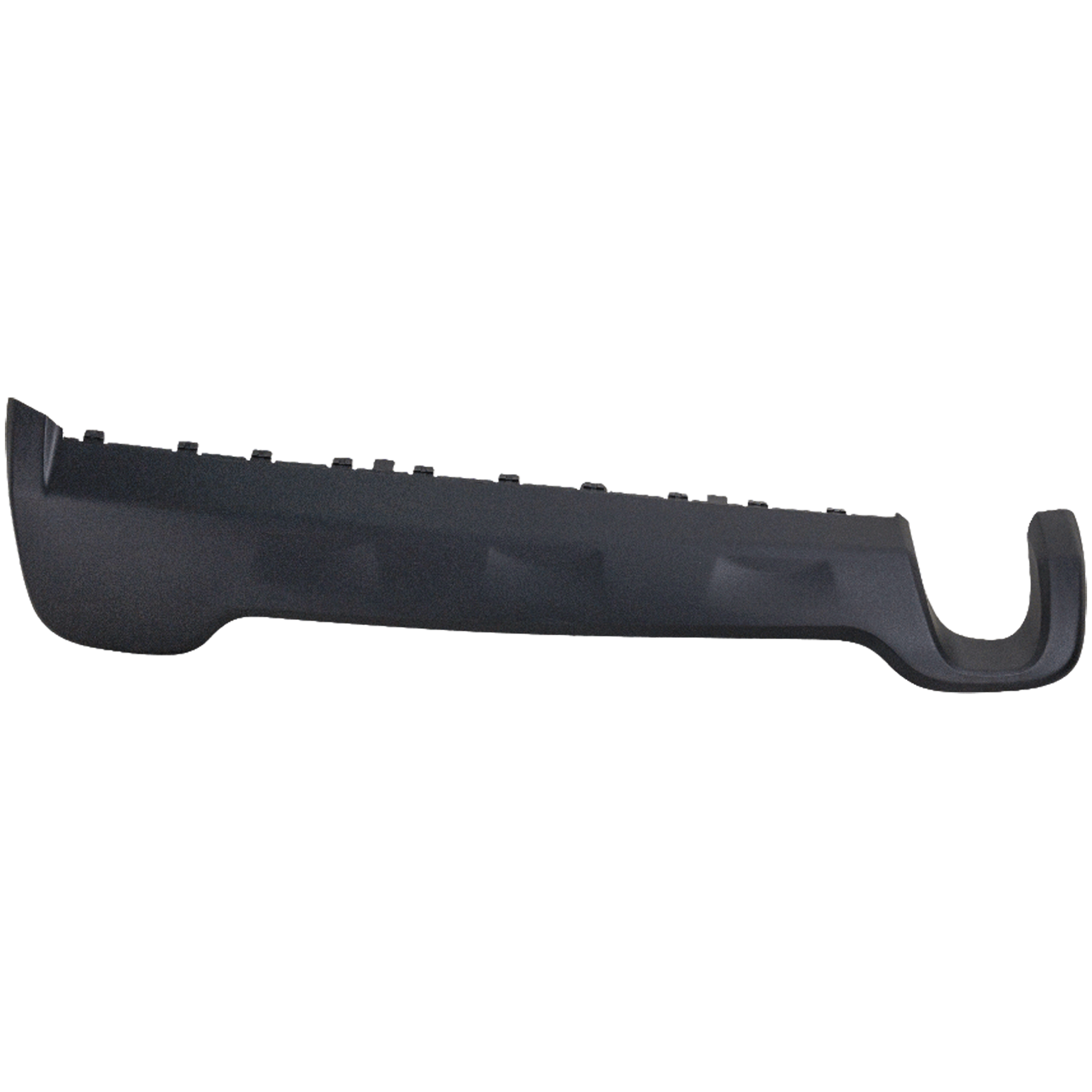 AM CHEROKEE 14-18 REAR BUMPER MOLDING Applique Center Latitude Latitude Plus Sport North Models w Single Exhaust Holes SKU RJ76350007 Partslink CH1195126 OEM 68210025AA