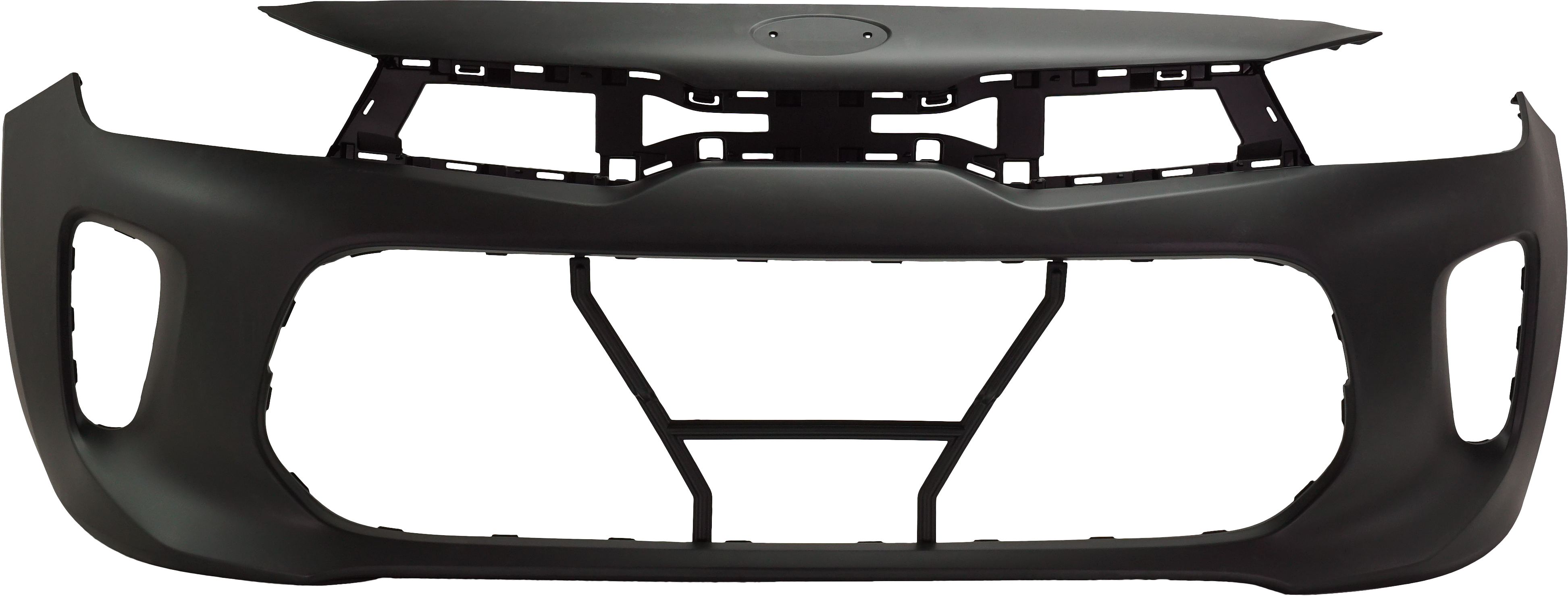 AM RIO 18-20 FRONT BUMPER COVER Primed SKU RK01030015P Partslink KI1000195 OEM 86511H9000
