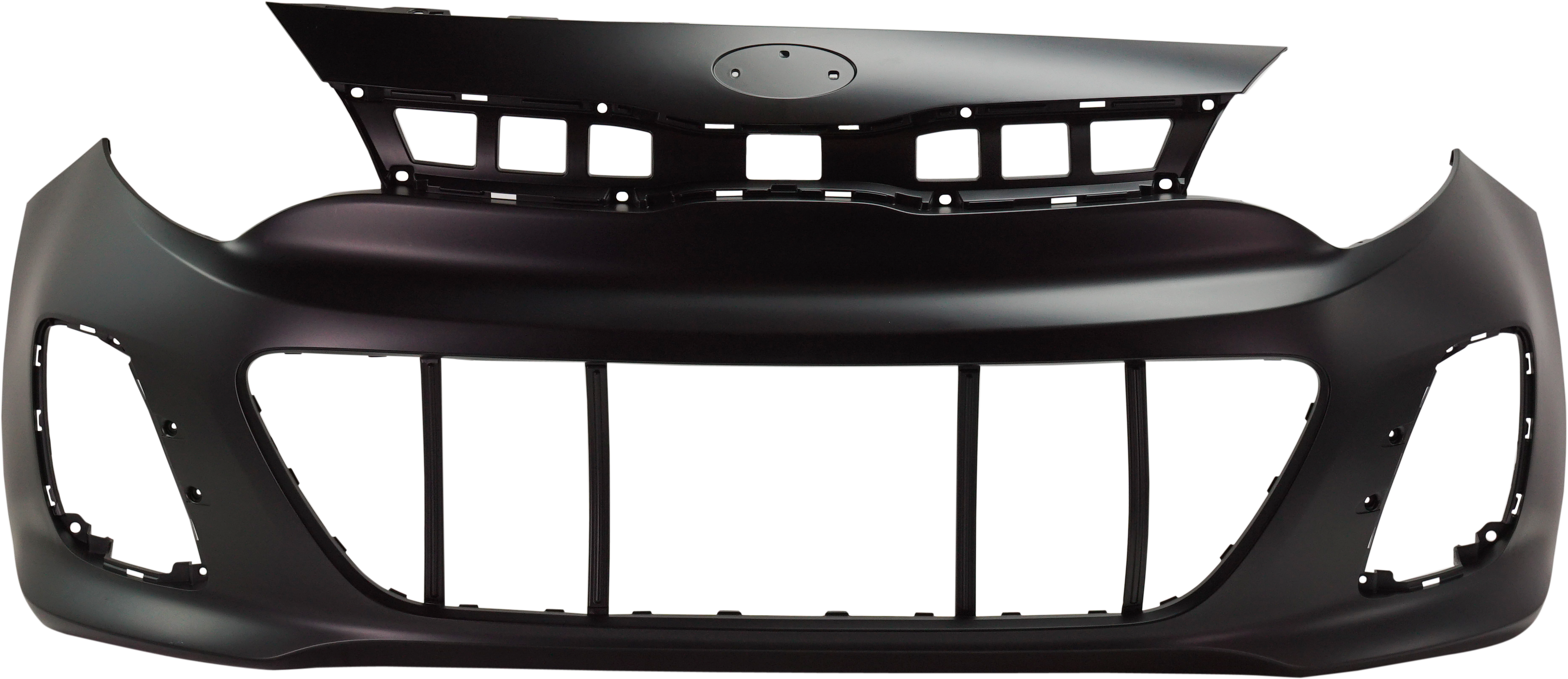 AM RIO 16-17 FRONT BUMPER COVER Primed Hatchback SKU RK01030017P Partslink KI1000176 OEM 865111W700