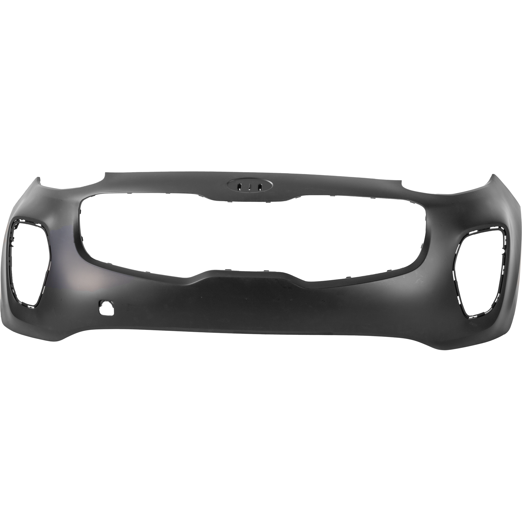 AM SPORTAGE 17-19 FRONT BUMPER COVER Upper Primed w o Parking Aid Snsr Holes AWD SKU RK01030028P Partslink KI1000180 OEM 86510D9700