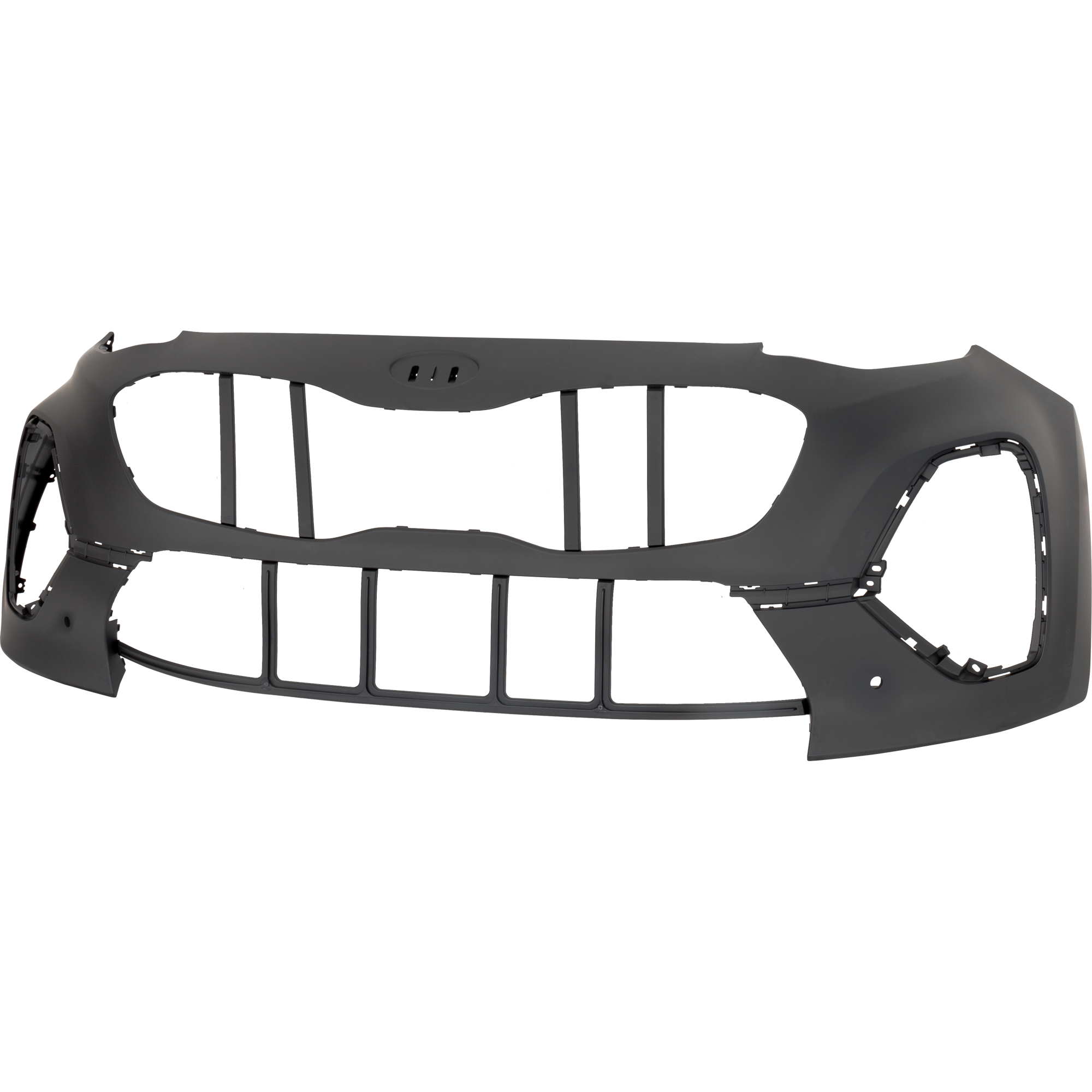 AM SPORTAGE 20-22 FRONT BUMPER COVER Primed w Parking Aid Sensor Holes CAPA SKU RK01030034PQ Partslink KI1000207C OEM 86510D9510