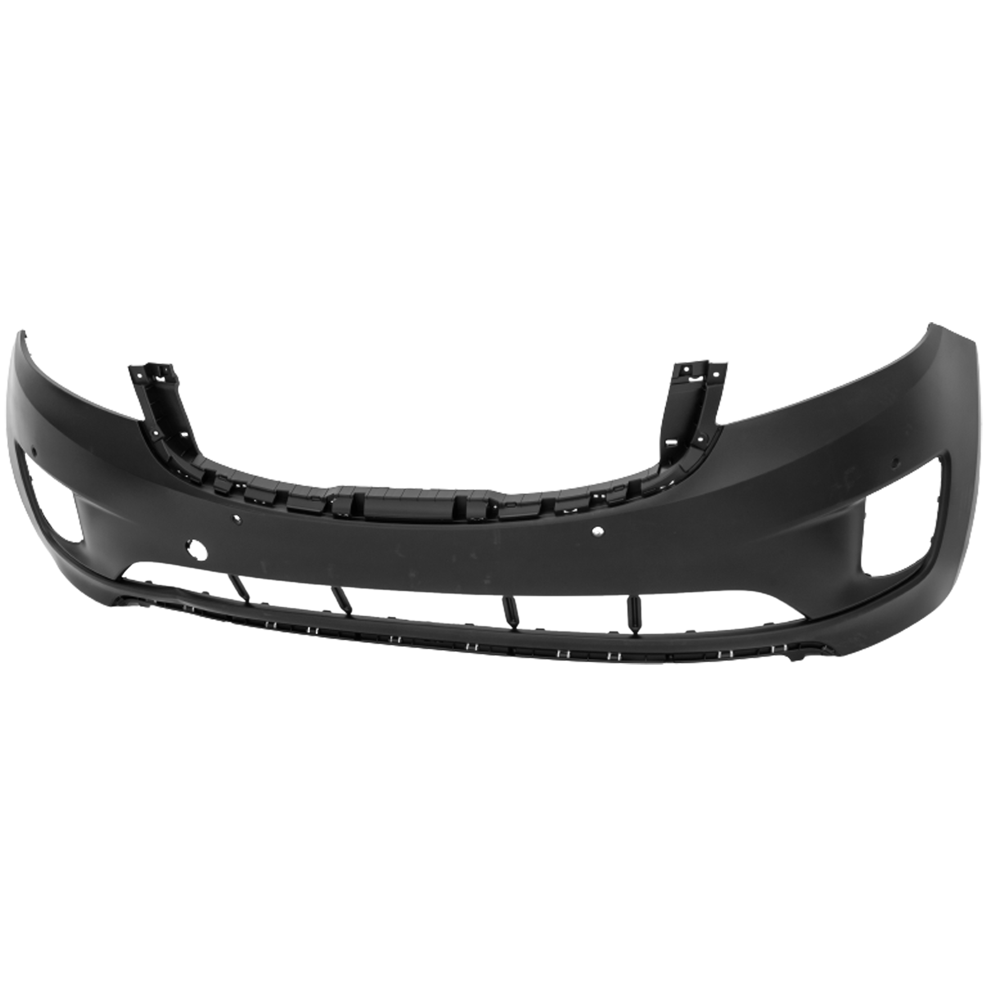 AM SEDONA 15-18 FRONT BUMPER COVER Primed w Park Assist Sensor Holes EX L LX SX Models CAPA SKU RK01030040PQ Partslink KI1000188C OEM 86510A9010