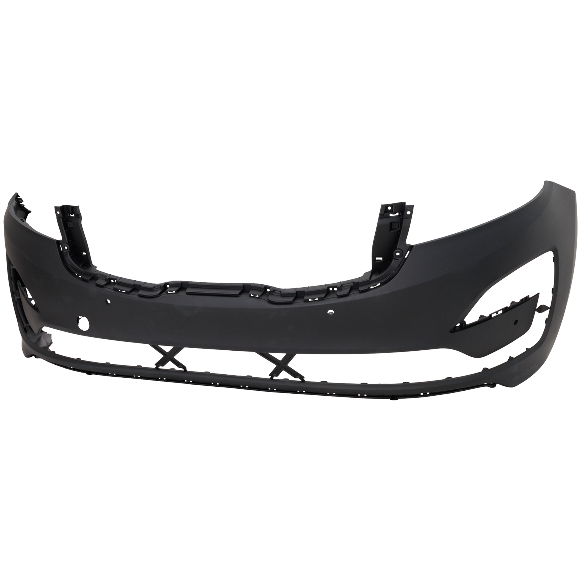 AM SEDONA 19-21 FRONT BUMPER COVER Primed Standard Type w Park Assist Sensor Holes CAPA SKU RK01030047PQ Partslink KI1000214C OEM 86510A9NB0