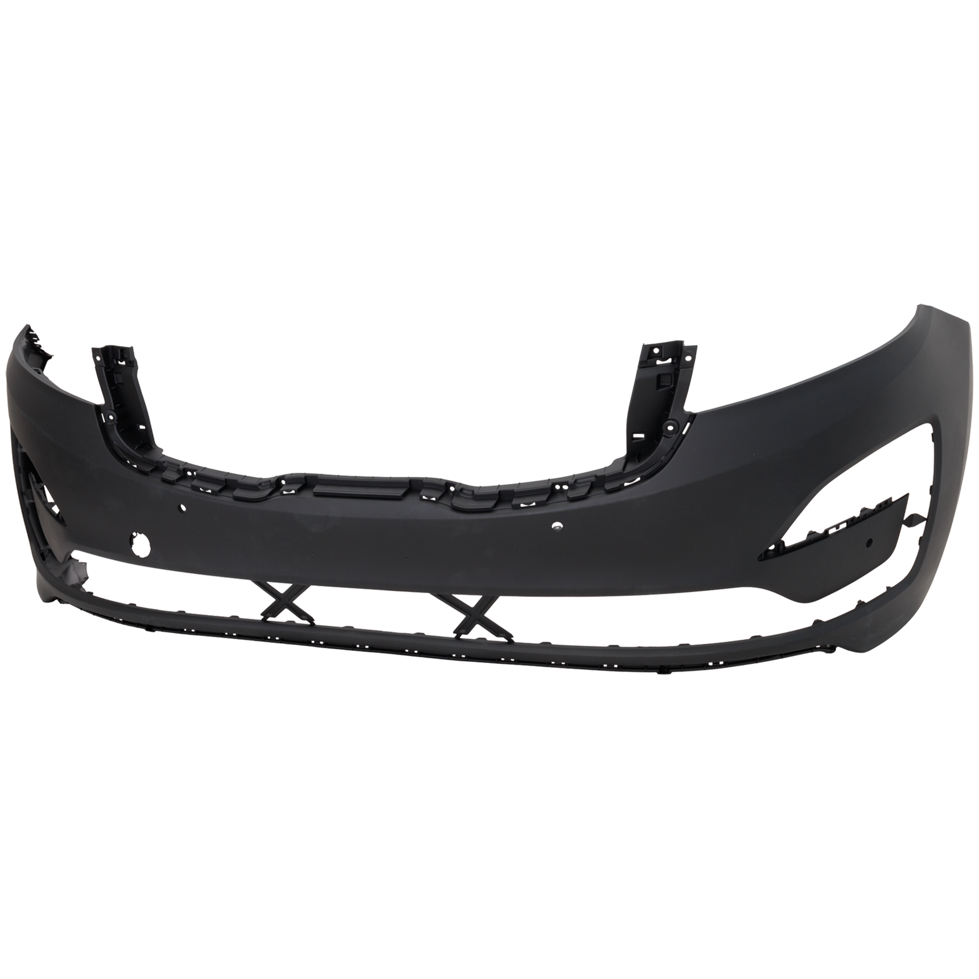 AM SEDONA 19-21 FRONT BUMPER COVER Primed Standard Type w Park Assist Sensor Holes SKU RK01030047P Partslink KI1000214 OEM 86510A9NB0
