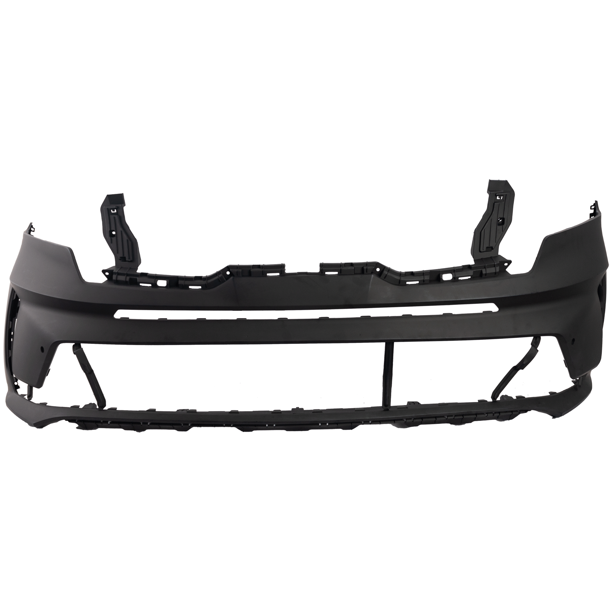 AM SORENTO 21-23 FRONT BUMPER COVER Primed SX Prestige Model Sport Design w Park Assist Sensor Holes CAPA SKU RK01030060PQ Partslink KI1014111C OEM 86510R5300