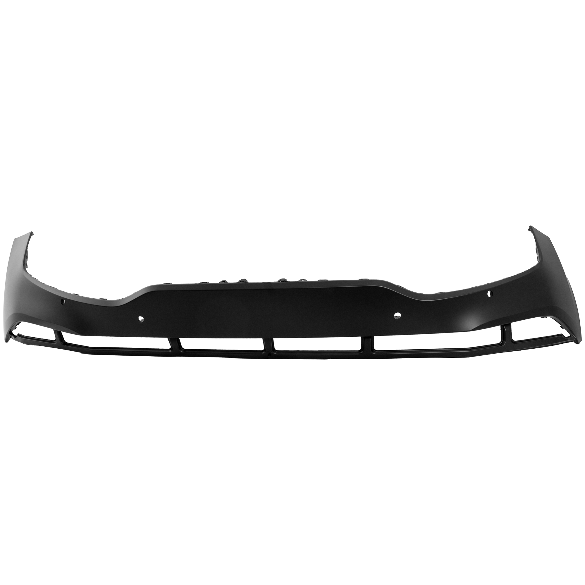 AM SPORTAGE 23-24 FRONT BUMPER COVER Upper Primed SX Prestige Model USA Built Vehicle w Parking Aid Sensor Holes SKU RK01030066P Partslink KI1014116 OEM 86510DW010