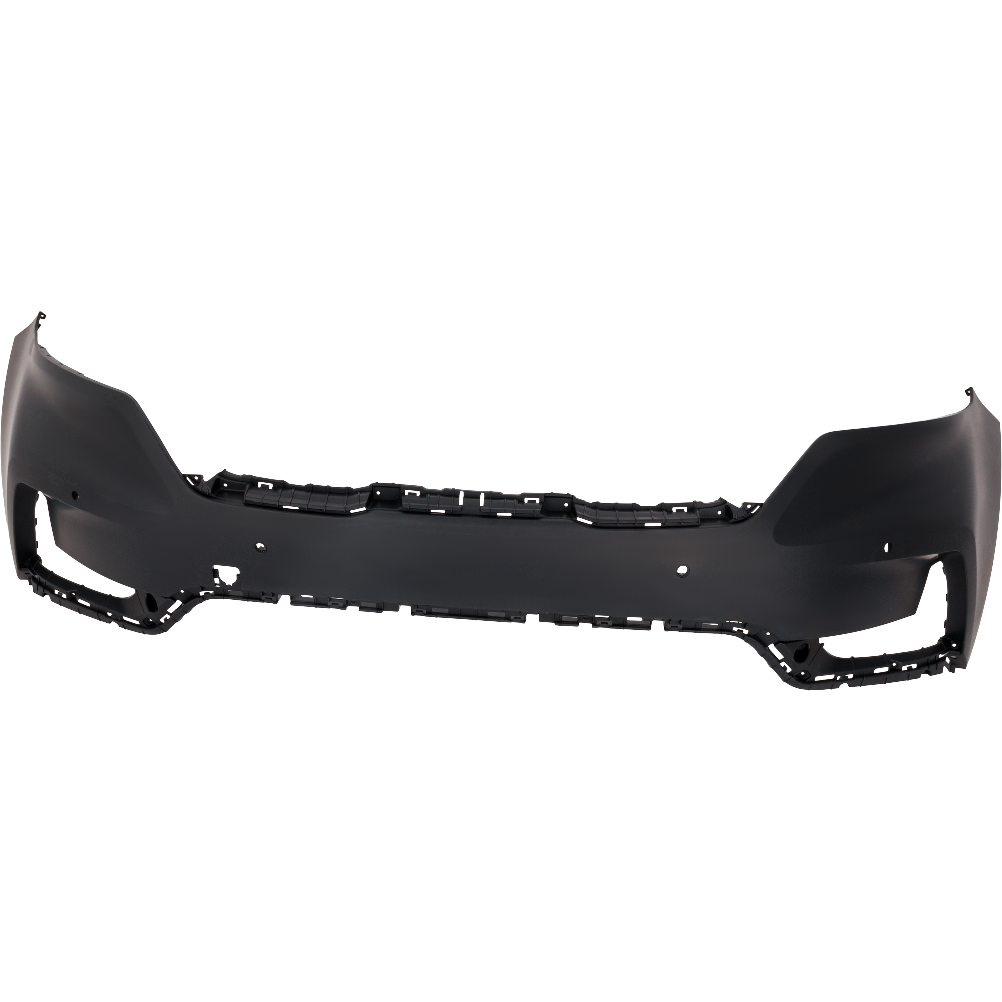AM CARNIVAL 22-24 FRONT BUMPER COVER Primed EX SX SX Prestige Models w Parking Aid Sensor Holes SKU RK01030073P Partslink KI1000223 OEM 86510R0010