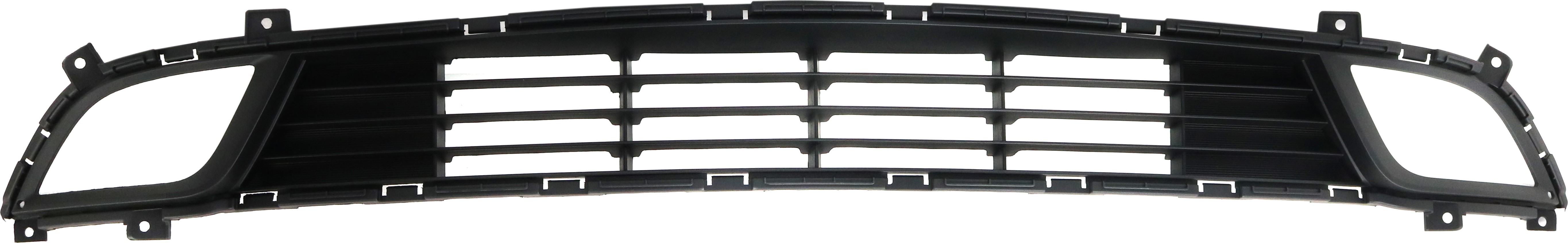AM FORTE 17-18 FRONT BUMPER GRILLE Textured Dark Gray w Pre Collision System CAPA SKU RK01530002Q Partslink KI1036135C OEM 86522B0000