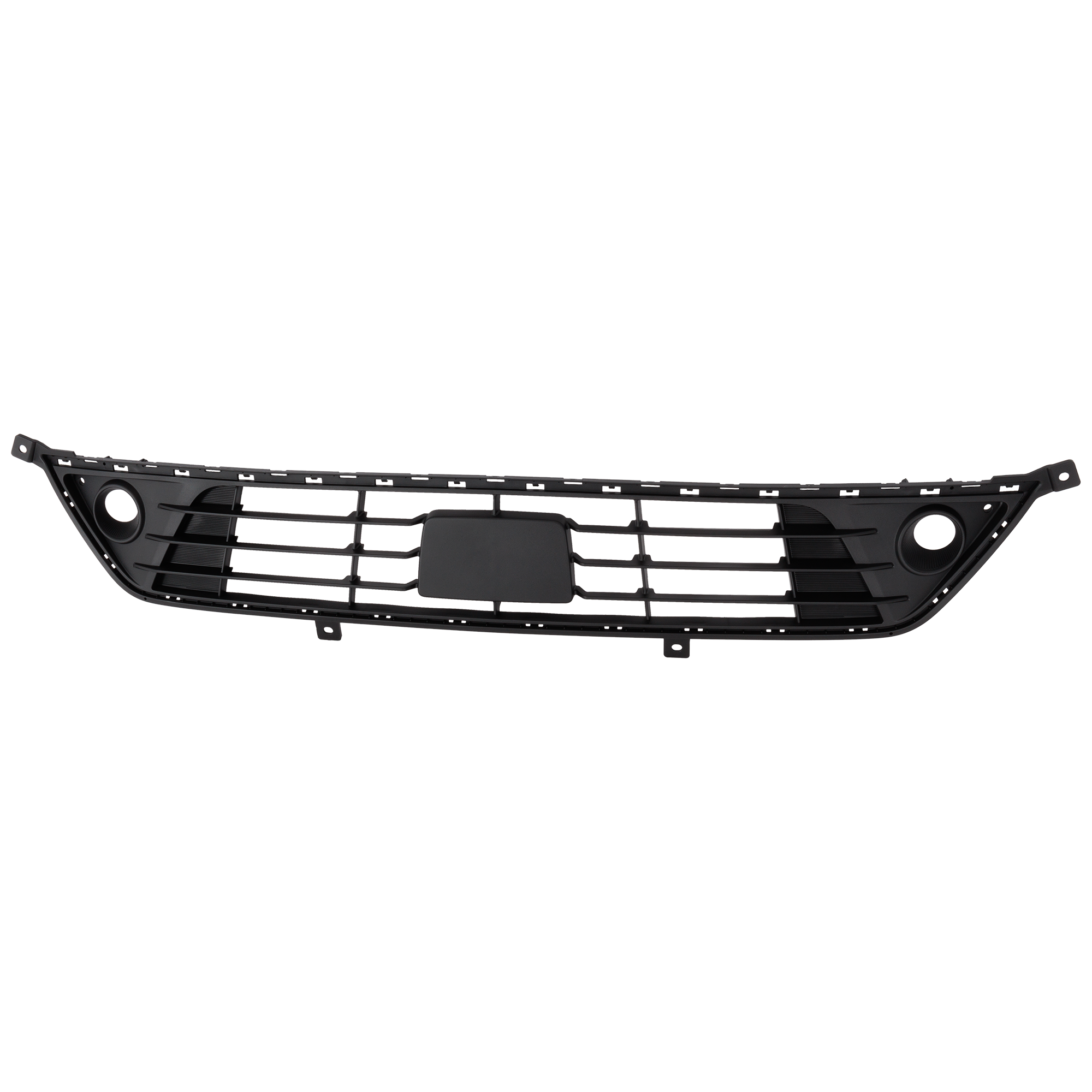 AM NIRO 20-22 FRONT BUMPER GRILLE Textured Dark Gray w Intelligent Cruise Control CAPA SKU RK01530026Q Partslink KI1036158C OEM 86561G5600