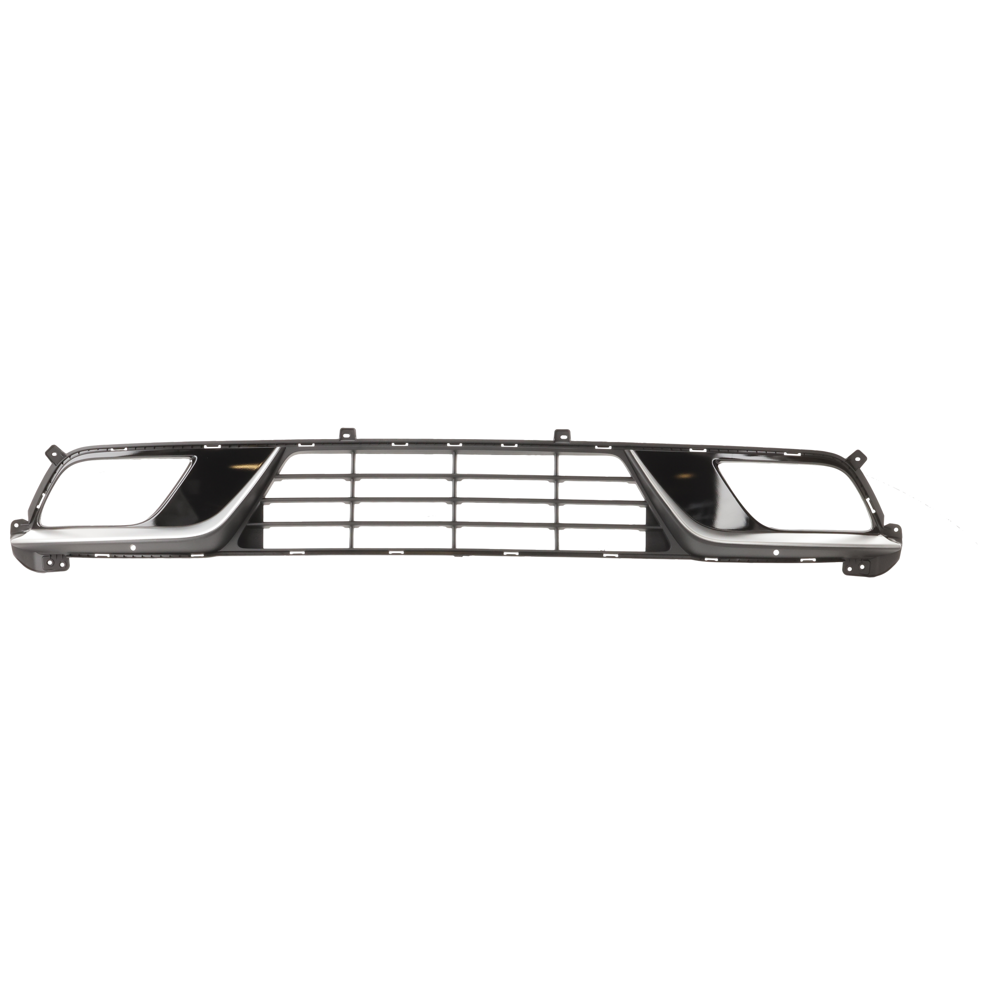 AM NIRO 17-19 FRONT BUMPER GRILLE Assembly w Fog Lamp Holes w o Intelligent Cruise Control SKU RK01530038 Partslink KI1036152 OEM 86560G5000