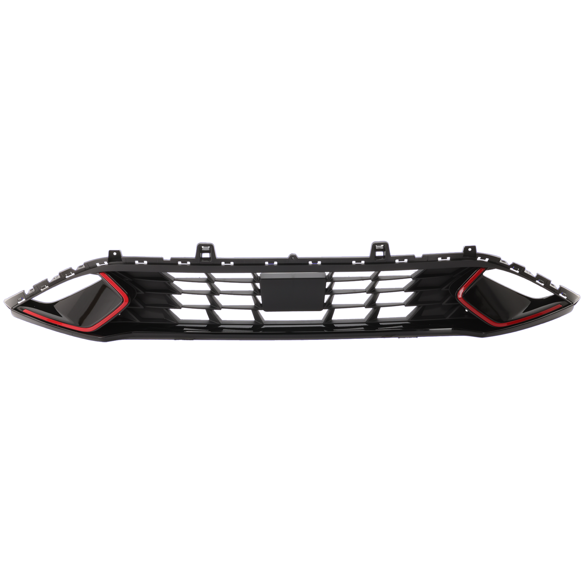 AM FORTE 22-24 FRONT BUMPER GRILLE Textured Dark Gray GT GT Limited GT Line Models w Intelligent Cruise Control SKU RK01530066 Partslink KI1036199 OEM 86530M7610