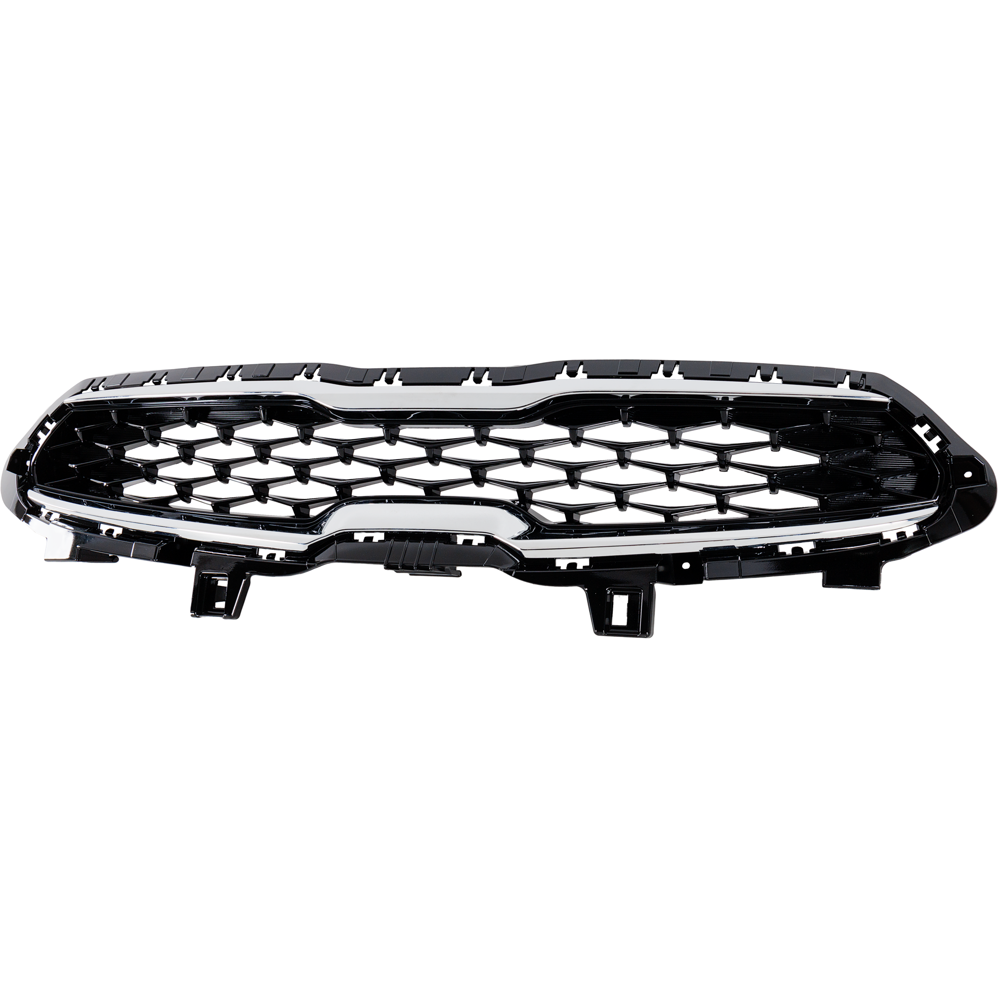 AM FORTE 19-21 GRILLE Silver Gray Shell Textured Black Insert FE LXS Model SKU RK07010019 Partslink KI1200205 OEM 86350M6000